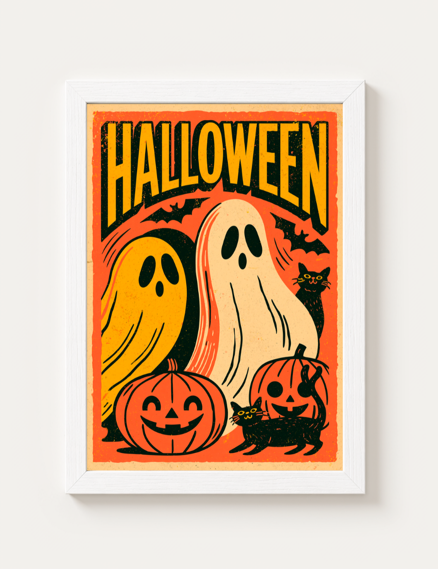 Cuadro Poster Decorativo Halloween 4 - 30x40cm-0