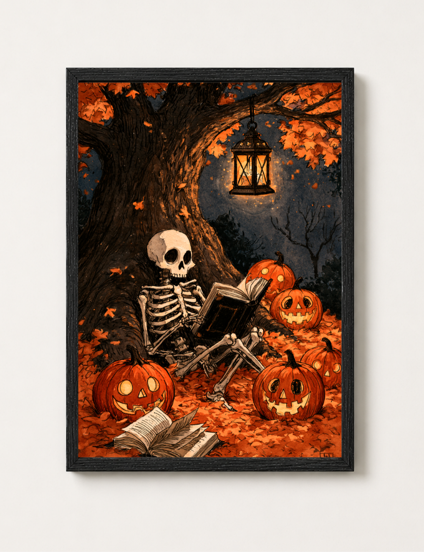 Cuadro Poster Decorativo Halloween 2 - 30x40cm-0