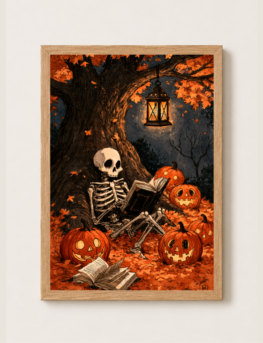 Cuadro Poster Decorativo Halloween 2 - 30x40cm-0