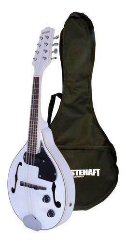 Mandolina Electroacustica Blanco Meistehaft-0