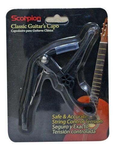 Capodastro Plastico Guitarra Acustica Scorpion-1