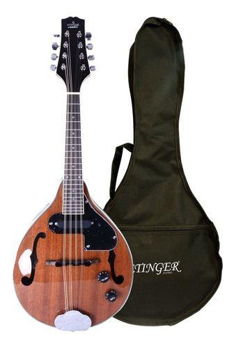 Mandolina Electroacustica Natural Etinger-0