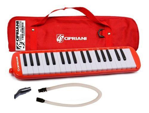 Melodica Roja 37n C/funda Lcv-37/rd Cipriani      -0