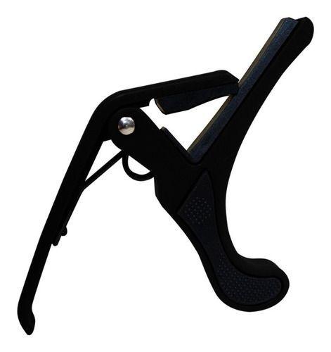 Capodastro Plastico Negro Guitarra Clasica Scorpion-0