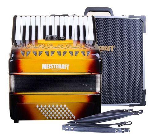 Acordeon 48 Bajos 3 Registros Sunburst Meistehaft-0