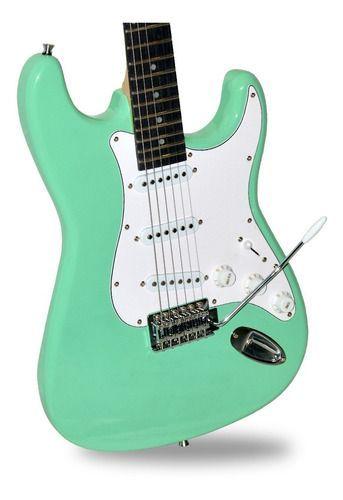 Pack Guitarra Electrica Vintage Green Scorpion *oferta*-3