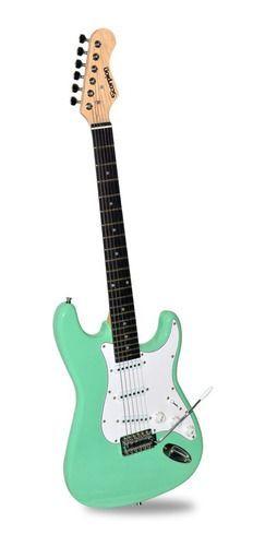 Pack Guitarra Electrica Vintage Green Scorpion *oferta*-0