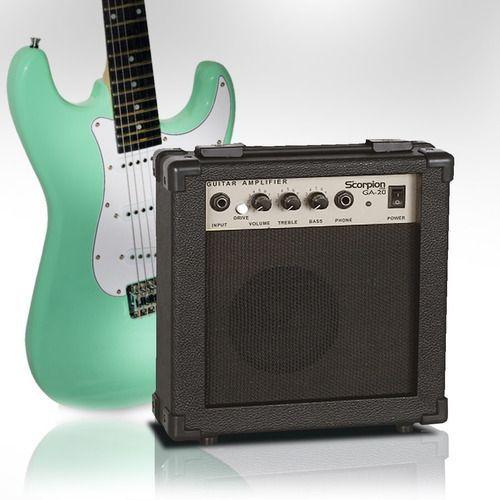 Pack Guitarra Electrica Vintage Green Scorpion *oferta*-2