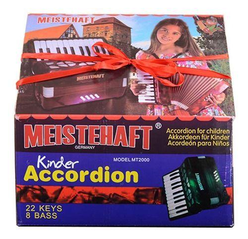 Acordeon Niño 22 Notas / 8 Bajos Rojo Meistehaft-2