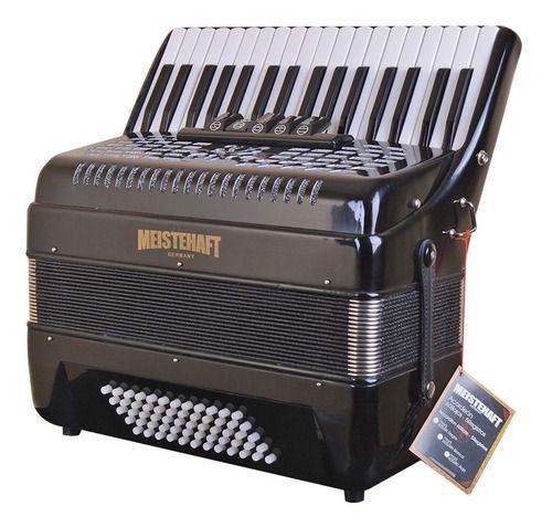 Acordeon 48 Bajos 5 Registros Negro Meistehaft-2