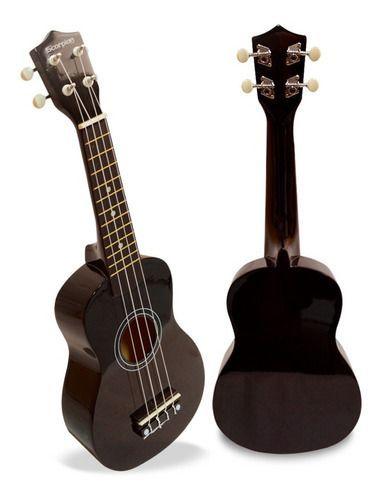 Kit Ukelele Soprano Negro Scorpion -2