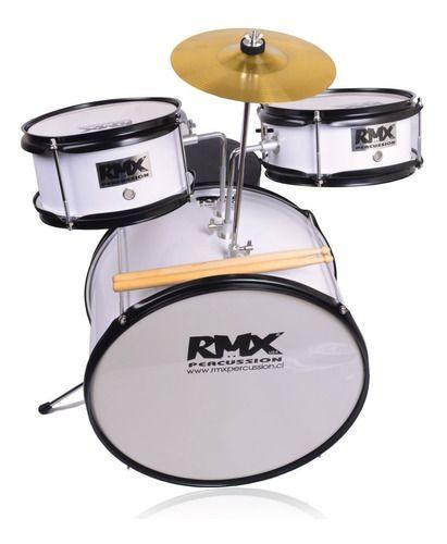 Bateria De Niño Profesional Blanco Rmx-0