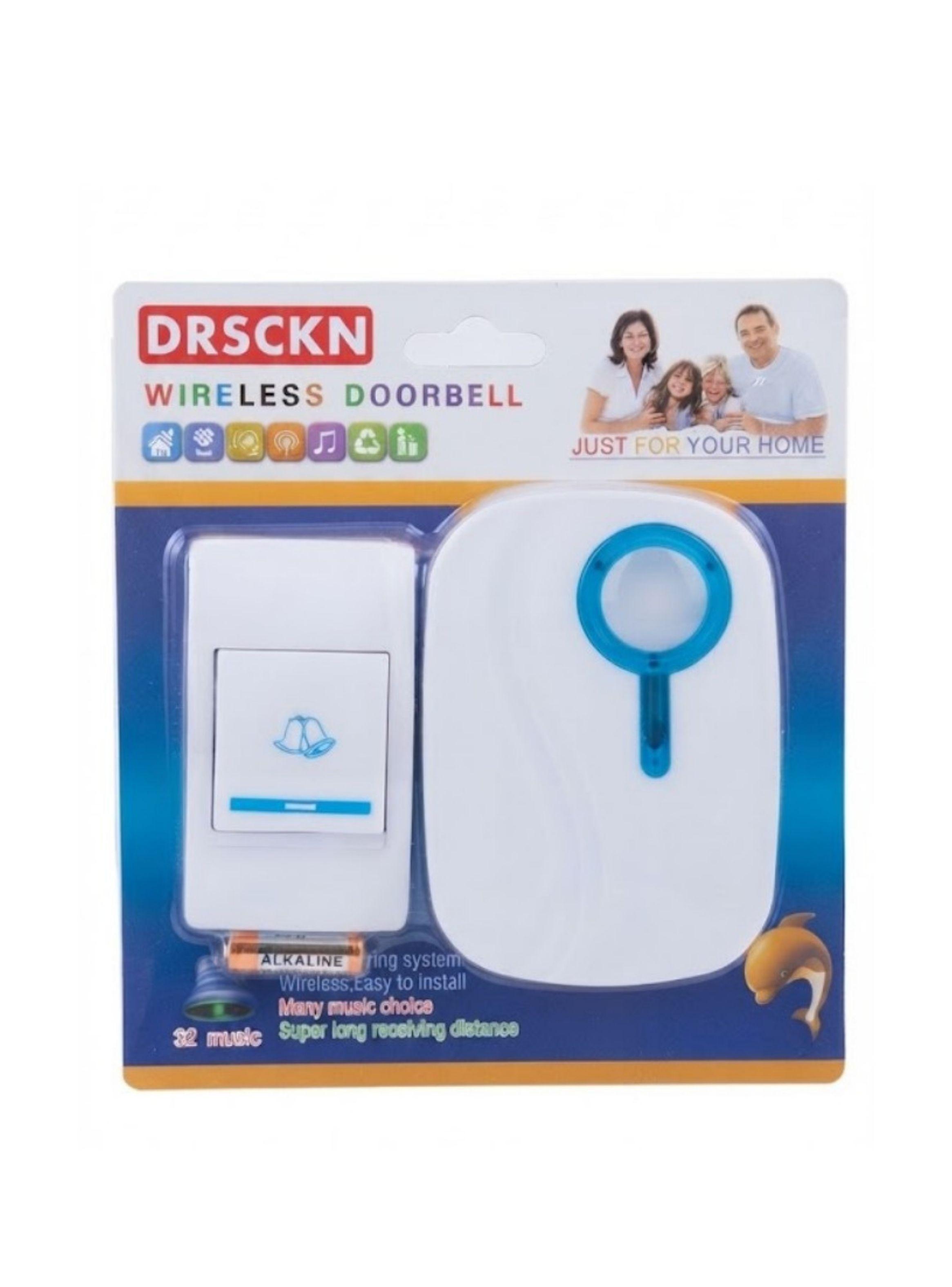  Timbre Inalámbrico Impermeable 32 Melodías Receptor Y Transmisor 50m-0