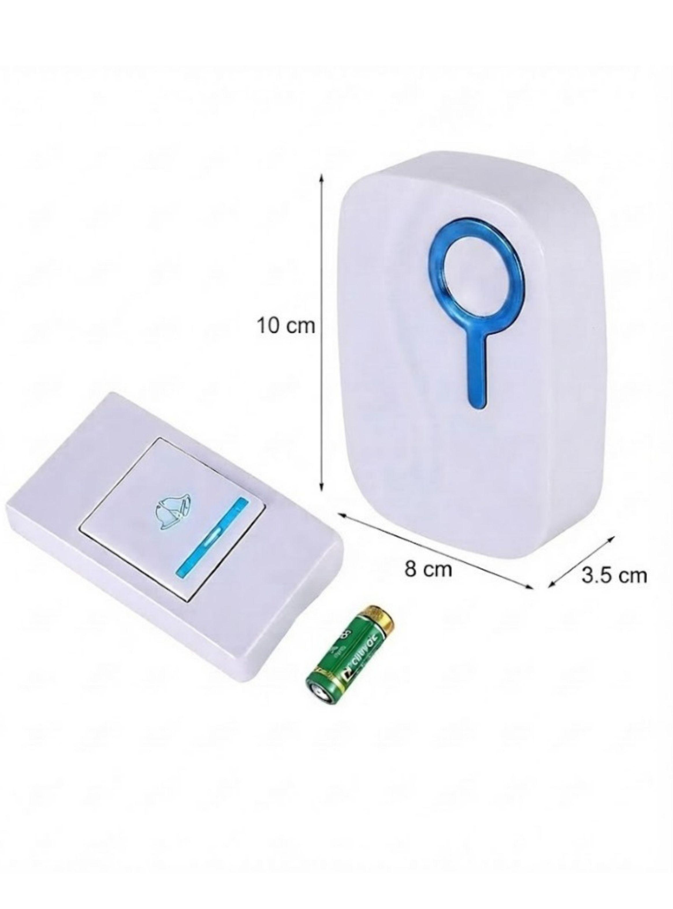  Timbre Inalámbrico Impermeable 32 Melodías Receptor Y Transmisor 50m-2