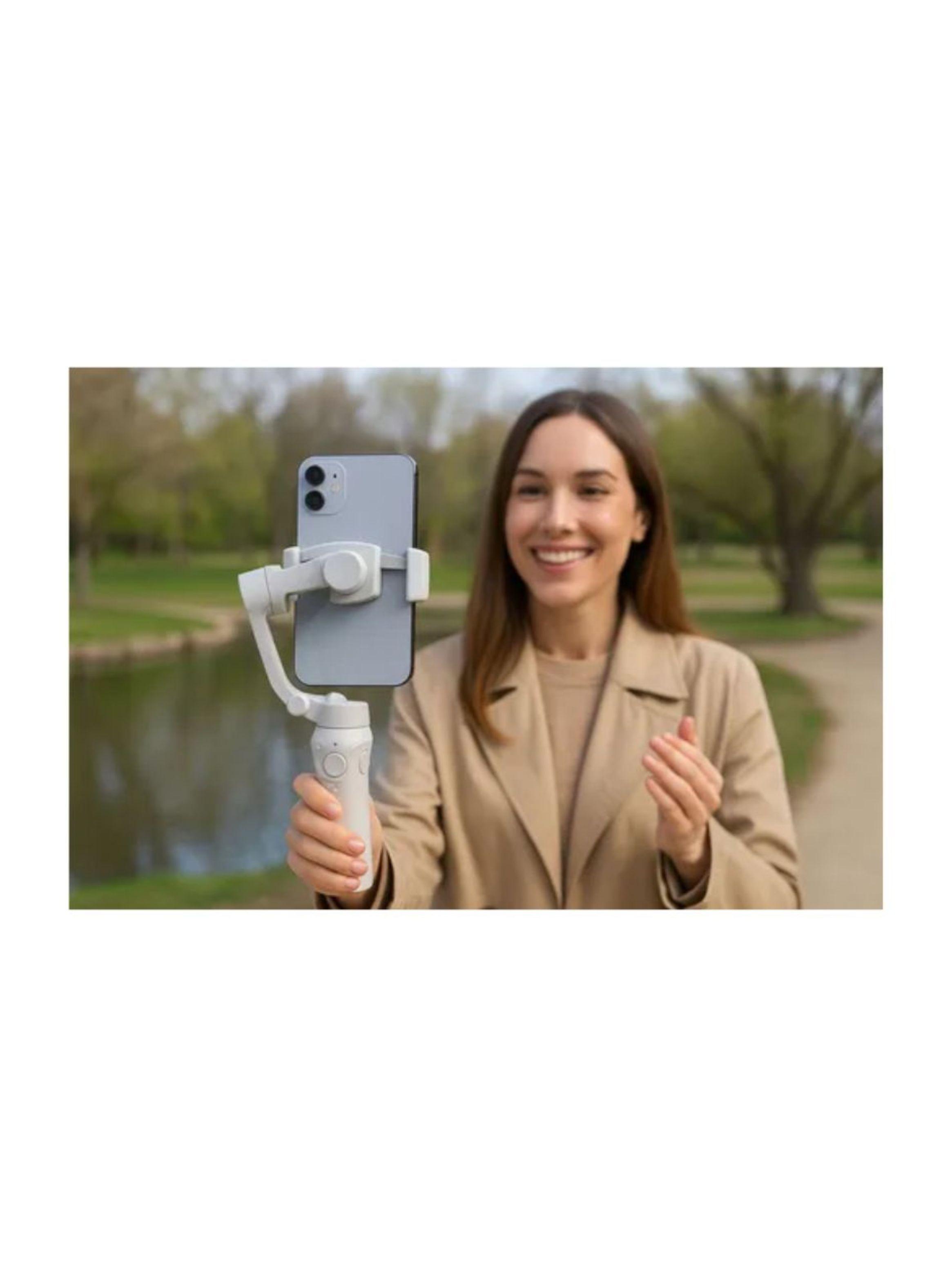 Estabilizador De Celular Soporte Camara Stick 3 Ejes-4