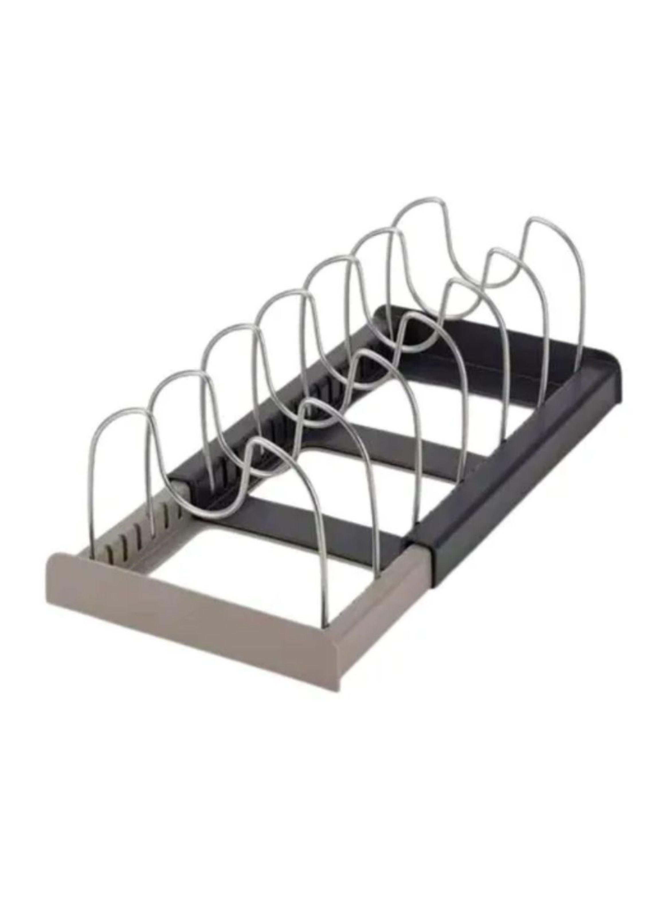 Rack Organizador Tapas Ollas Expandible Cocina Menaje Sartén-0