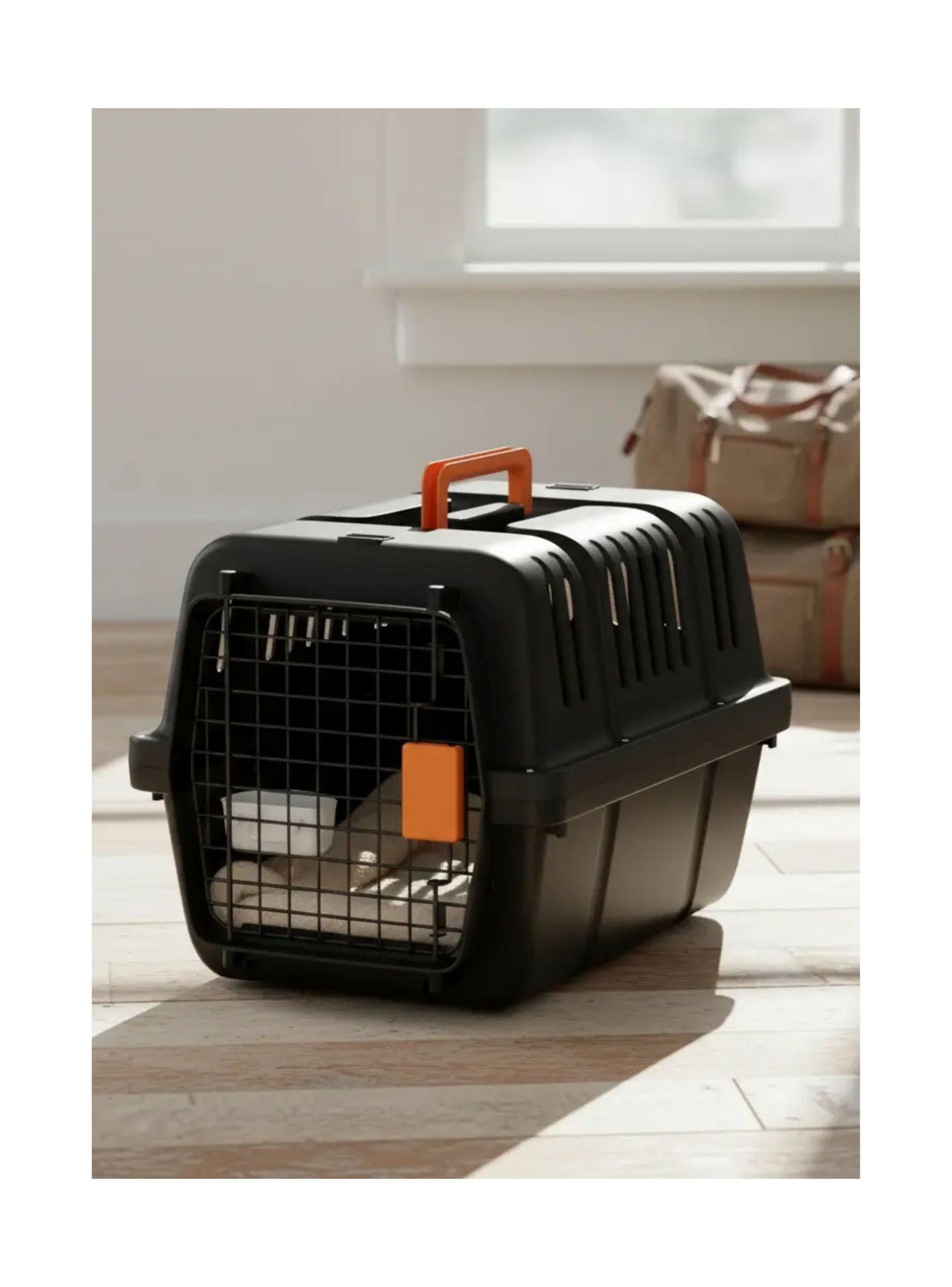 Jaula De Viaje Kennel Transportadora De Mascotas 34x50x34cm-2