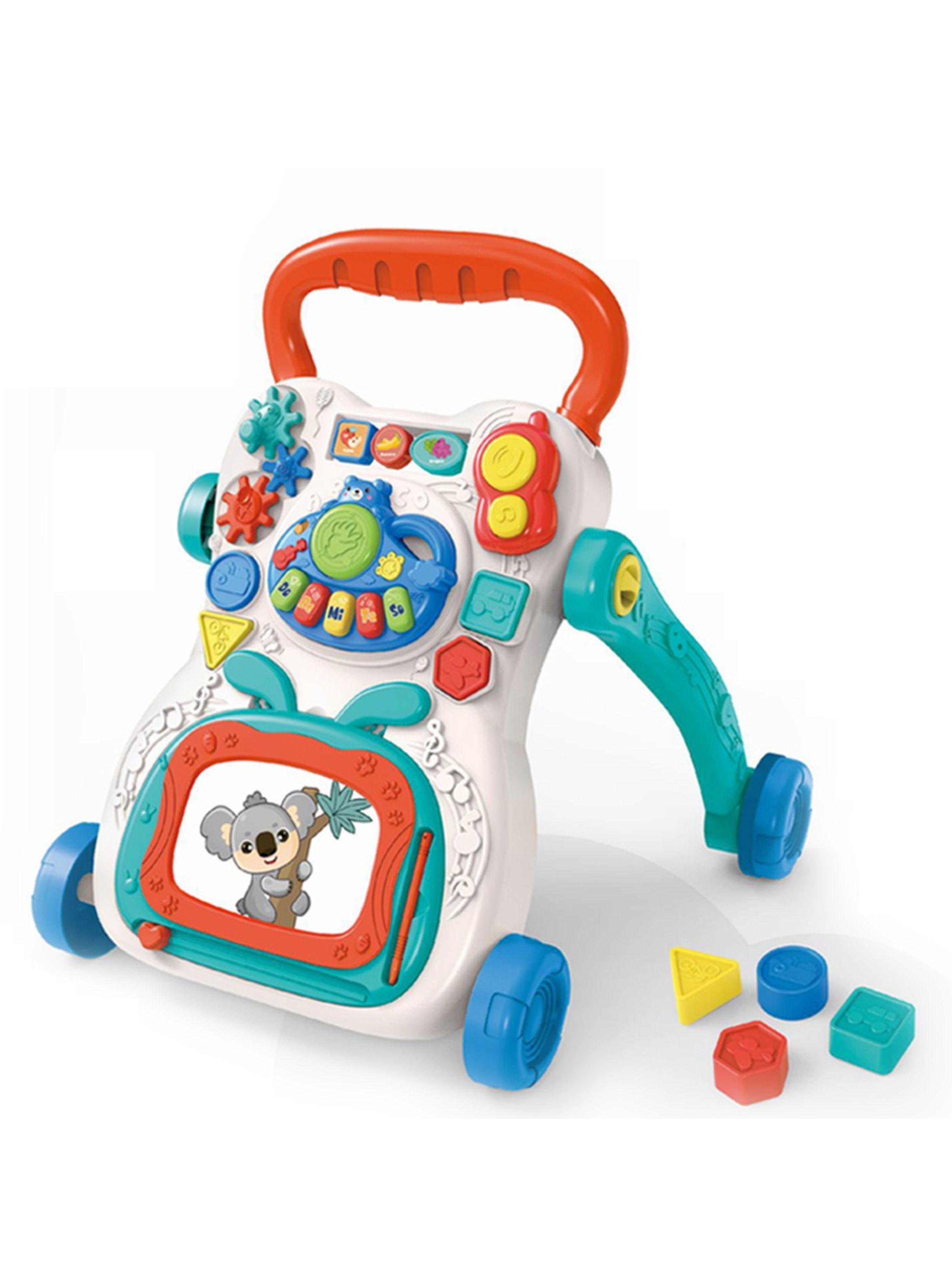 Andador Correpasillo Interactivo 2 en 1 con Pizarra Mágica y Música-0