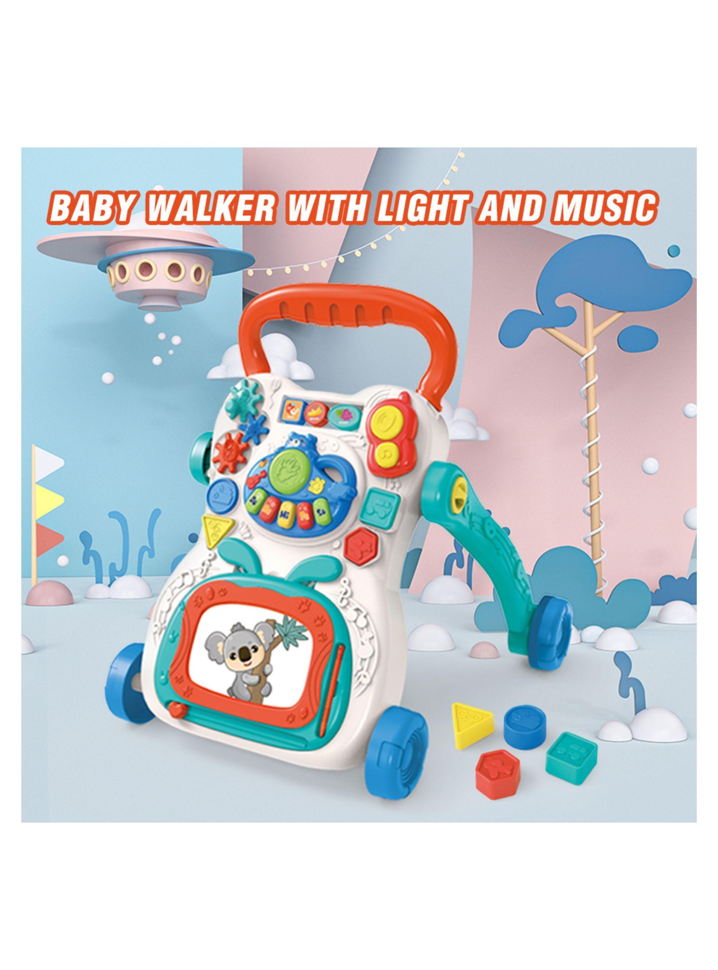 Andador Correpasillo Interactivo 2 en 1 con Pizarra Mágica y Música-4