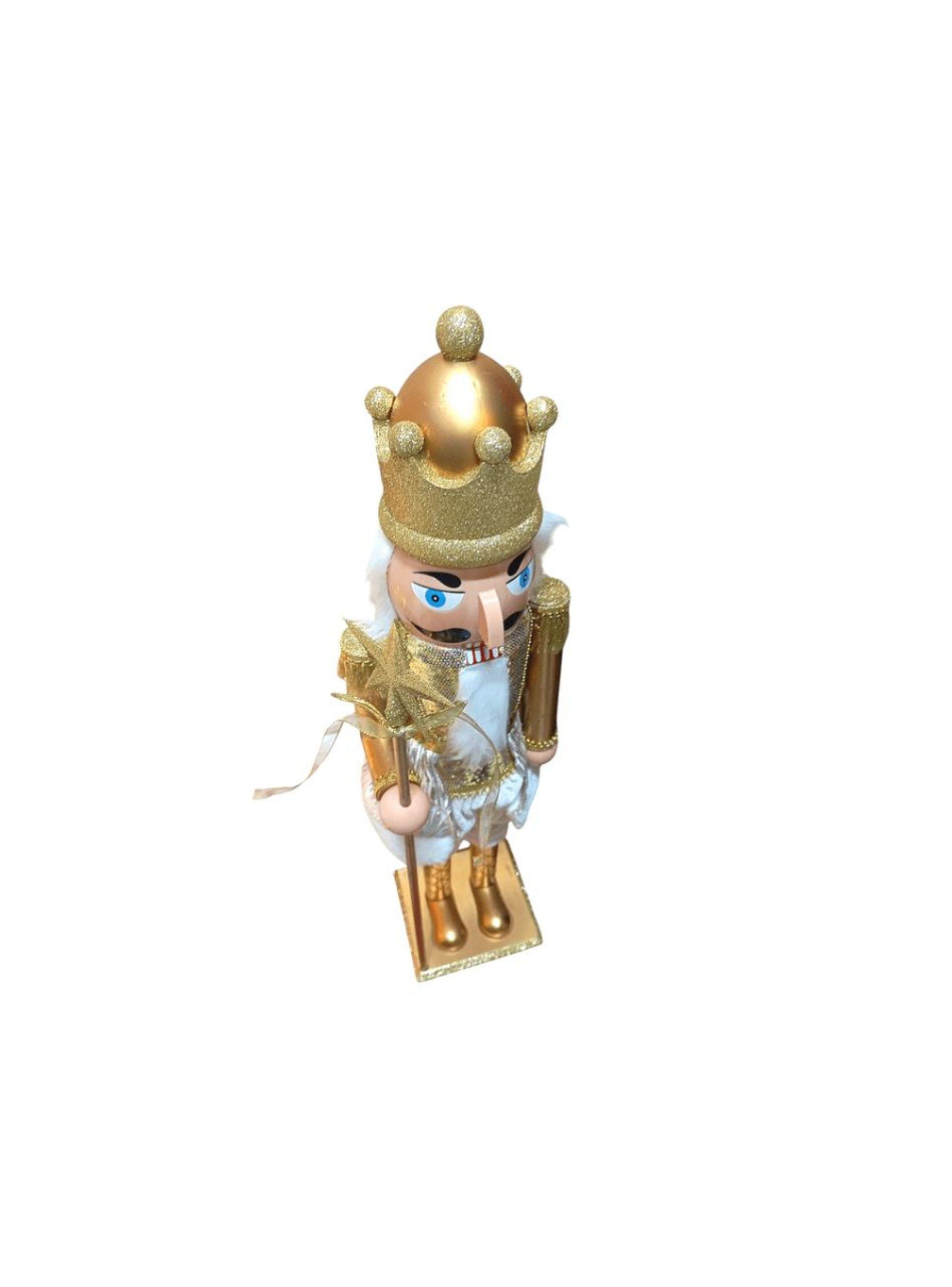 Muñeco De Navidad Soldado Cascanueces 80 Cm Dorado-3