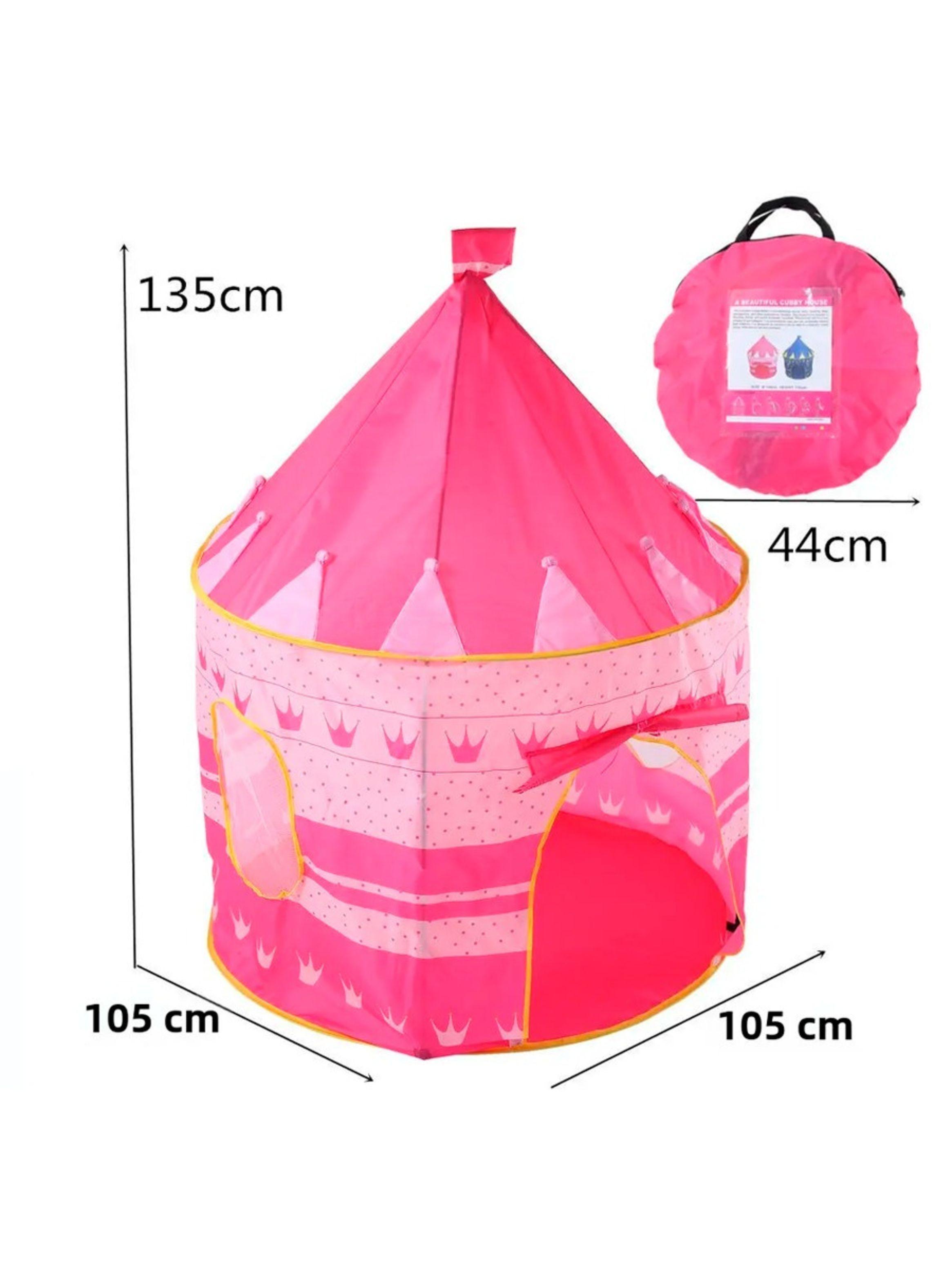 Carpa Tienda Juegos Castillo Para Niños Rosa-2