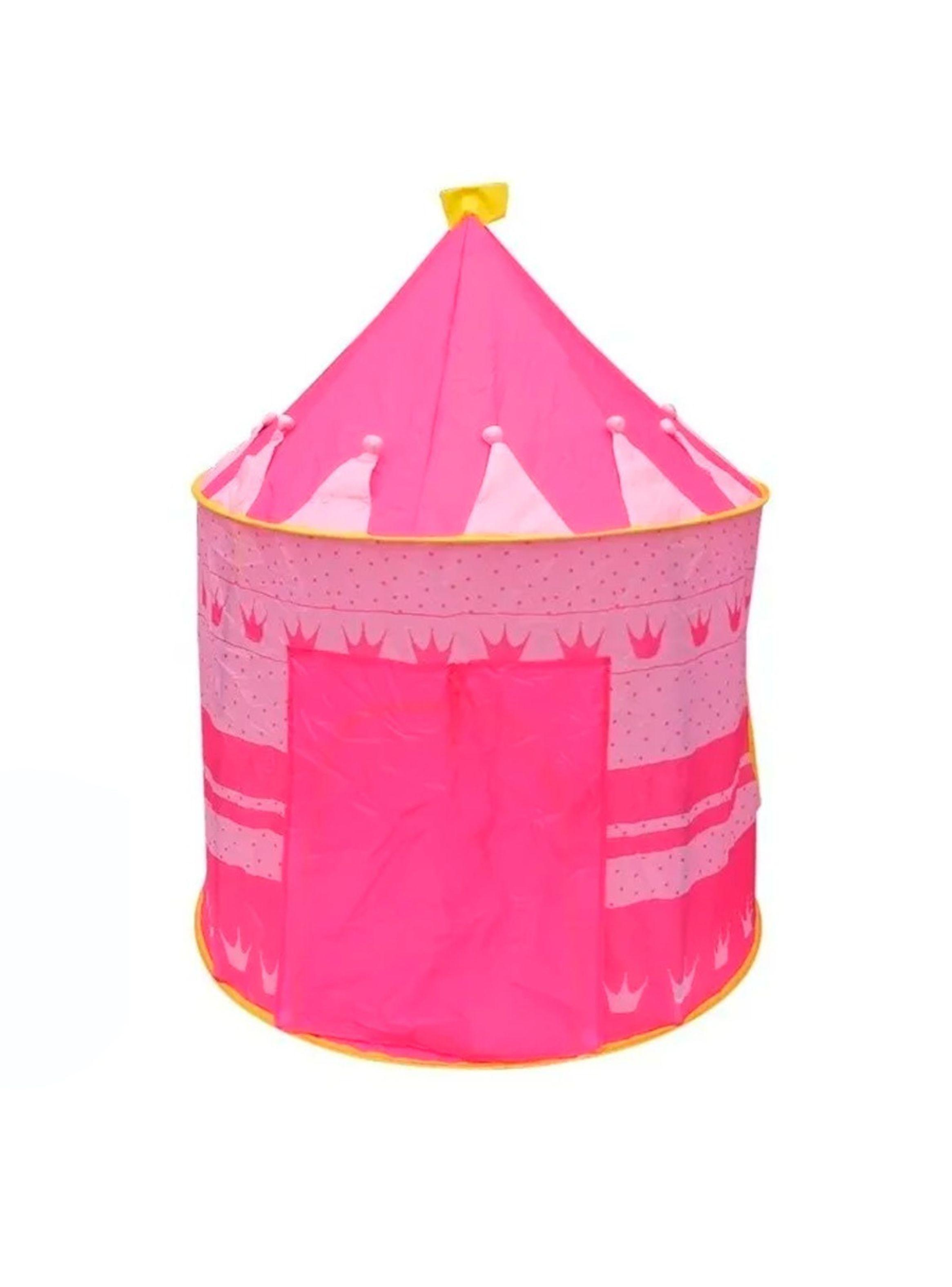 Carpa Tienda Juegos Castillo Para Niños Rosa-3