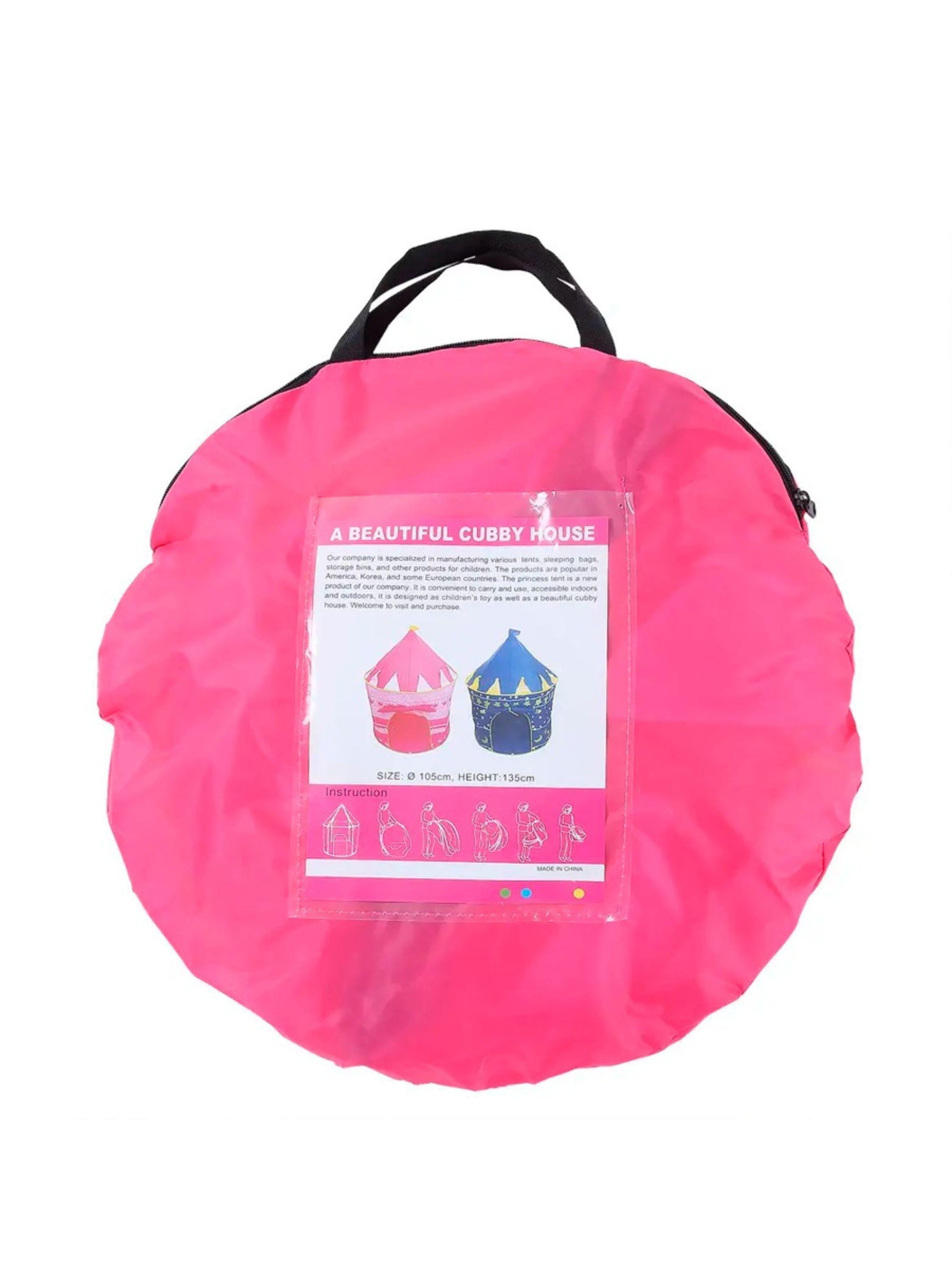 Carpa Tienda Juegos Castillo Para Niños Rosa-4