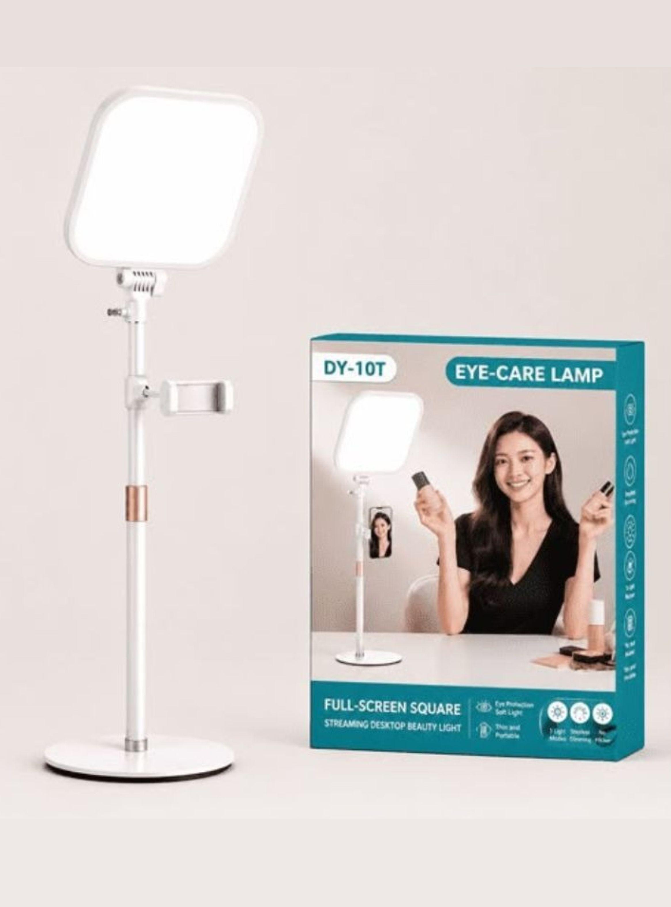 Lámpara Aro De Luz Led Cuadrada DY-10T Streaming Belleza-2