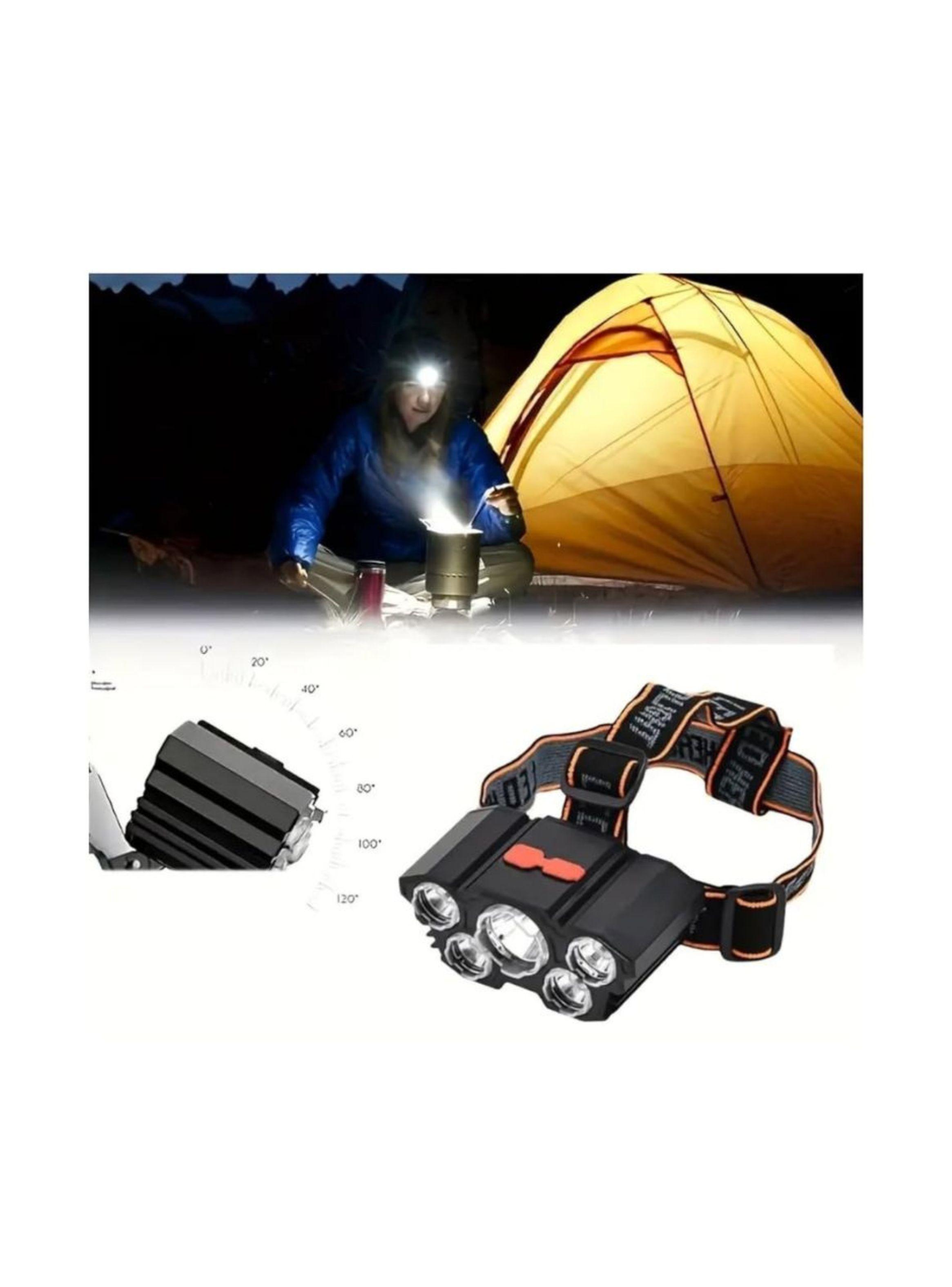 Linterna De Cabeza 5 Led Recargable-2