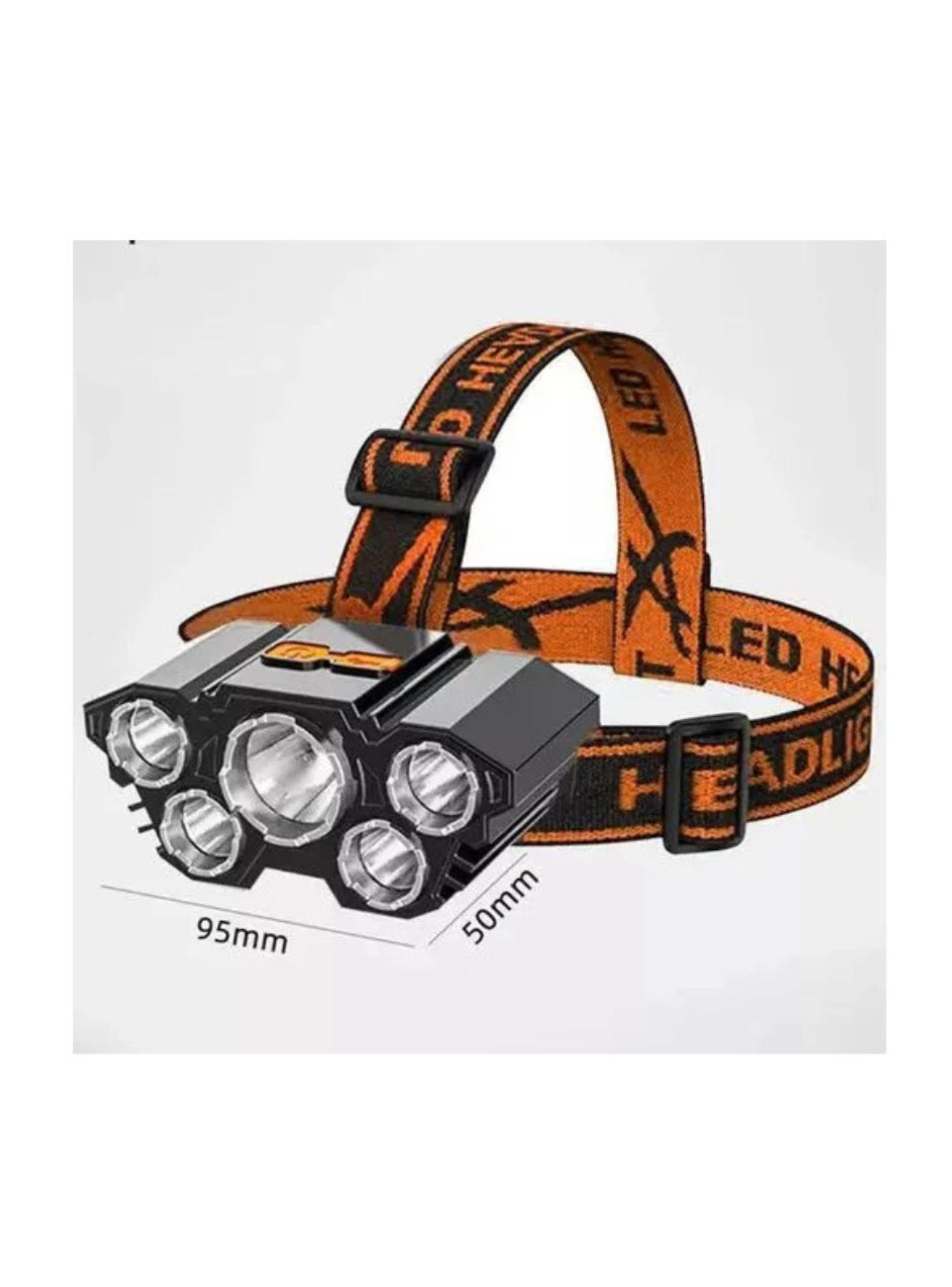 Linterna De Cabeza 5 Led Recargable-3