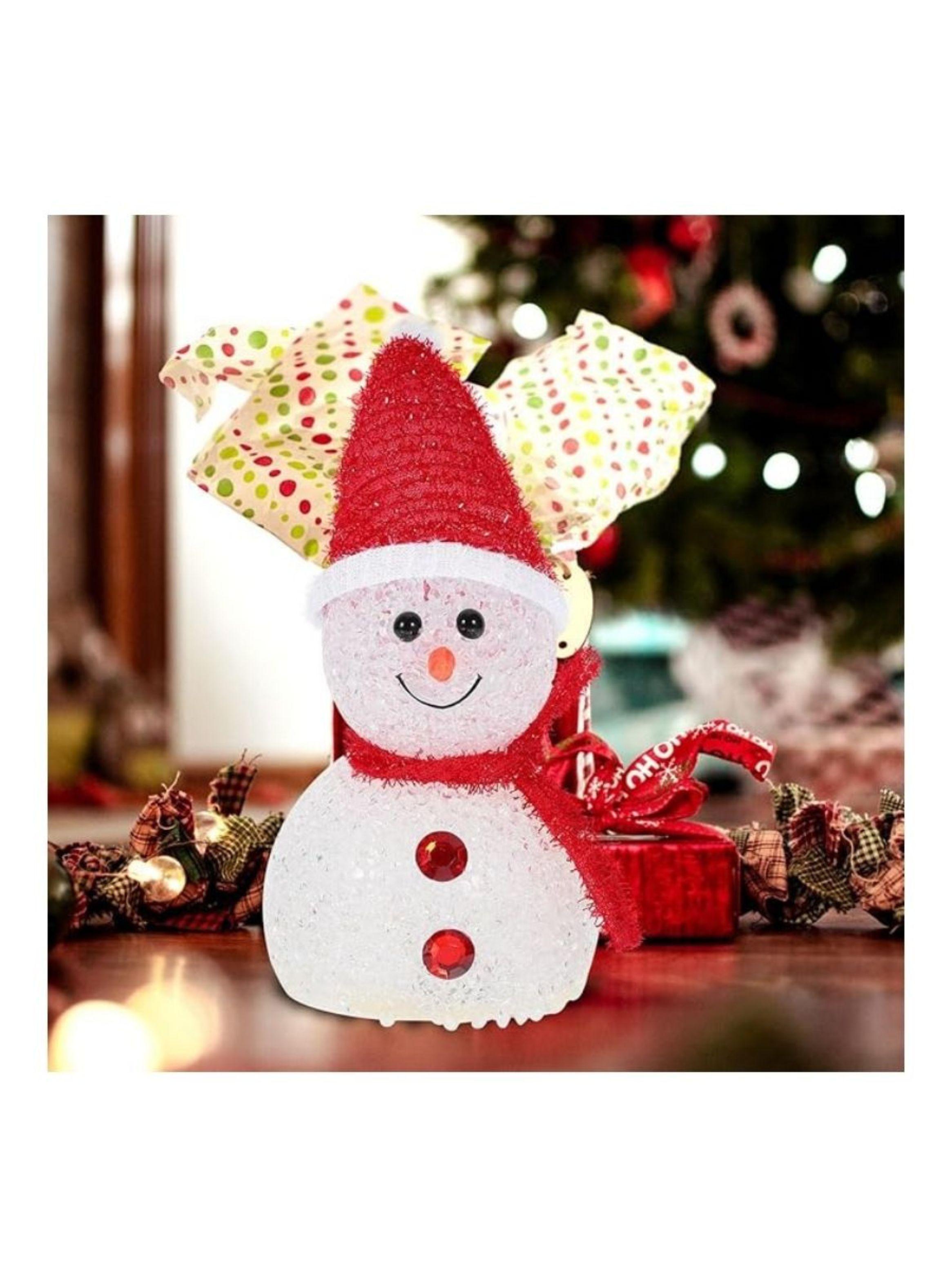 Muñeco Led Solar Para Jardin Exteriores Adorno Navidad-2