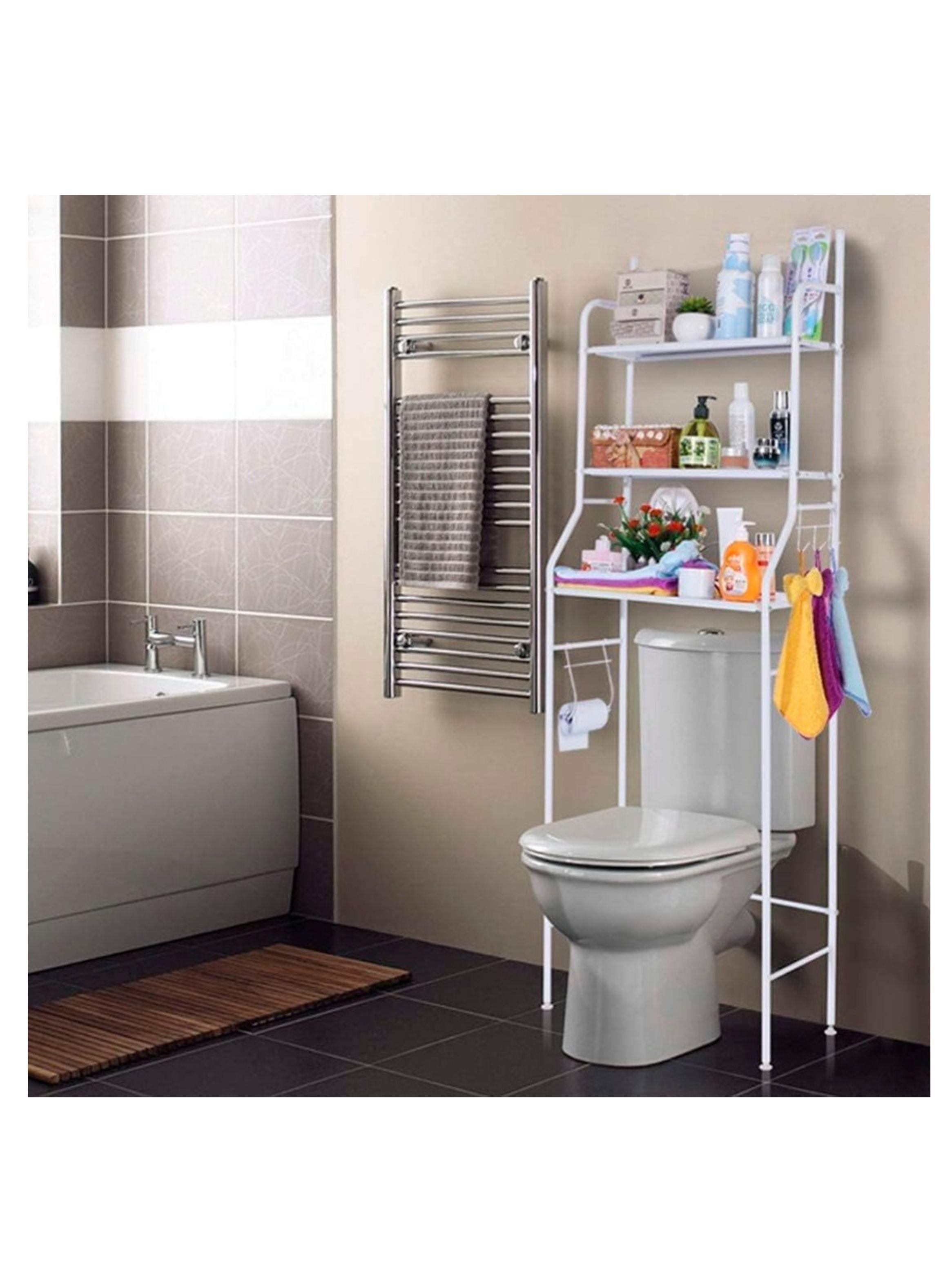 Estante Organizador Metálico De Almacenamiento Para Baño De 3 Niveles-4