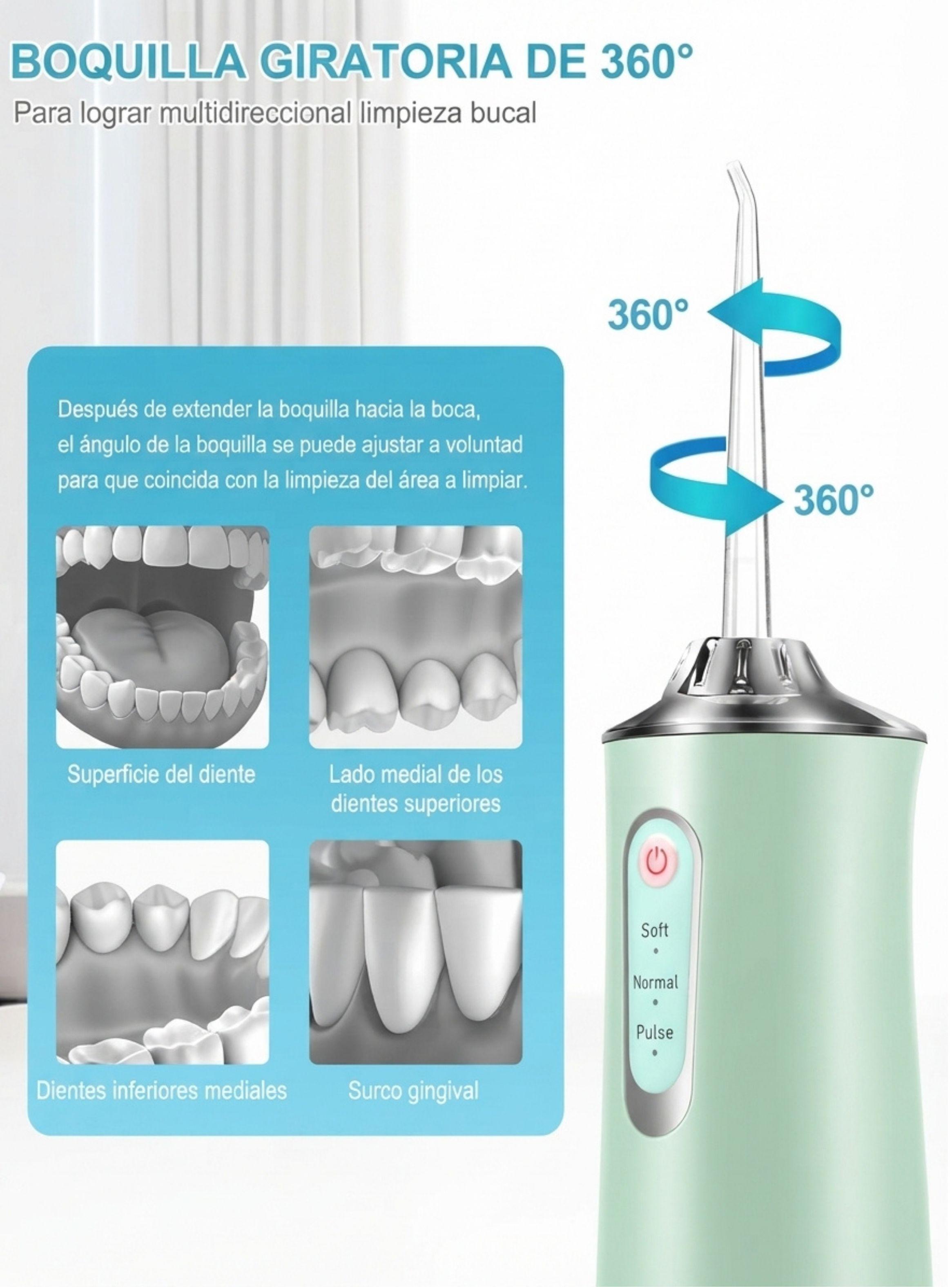 Irrigador Bucal Dental Port til Limpiador Inal mbrico USB-1