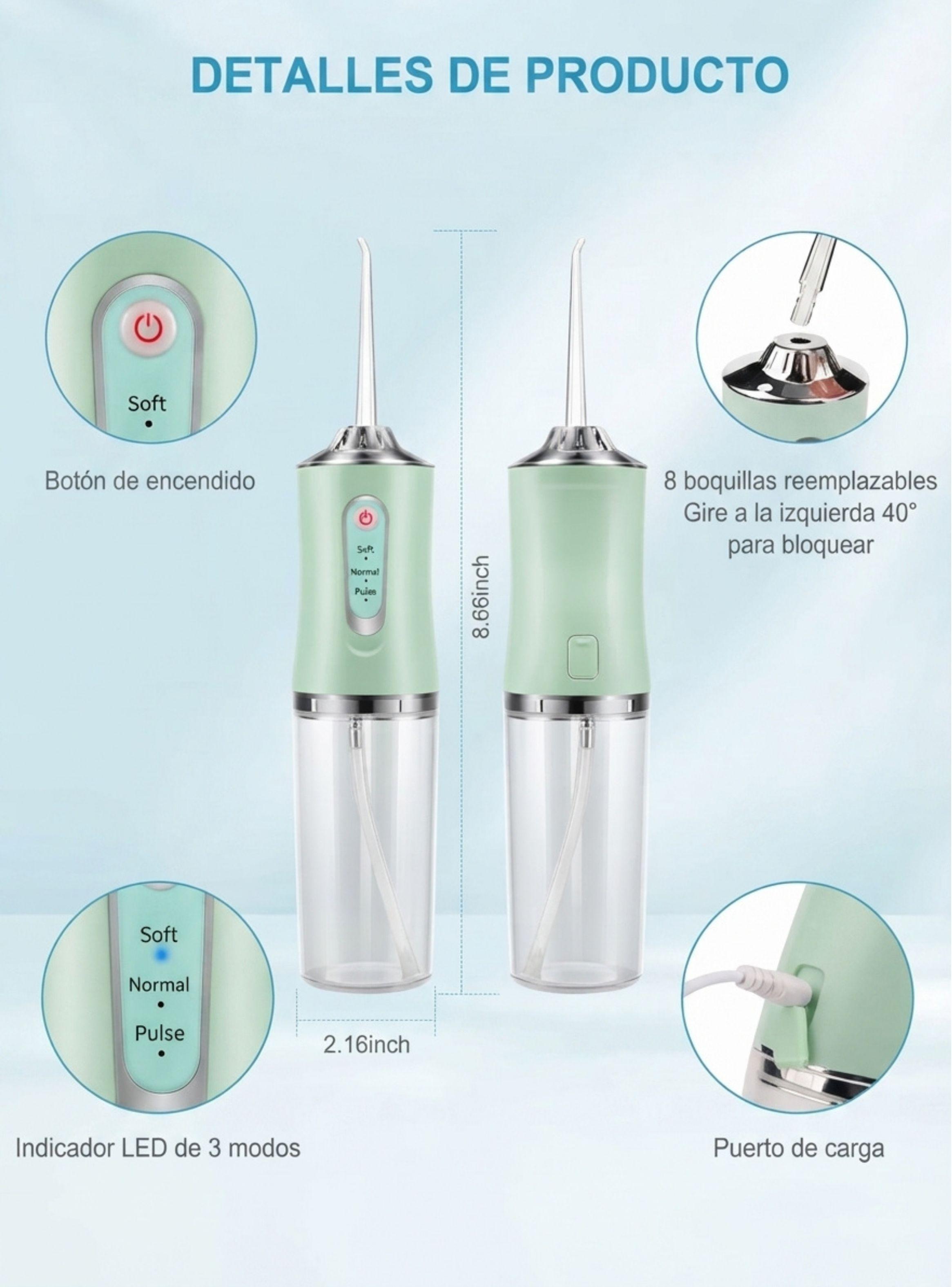 Irrigador Bucal Dental Port til Limpiador Inal mbrico USB-3