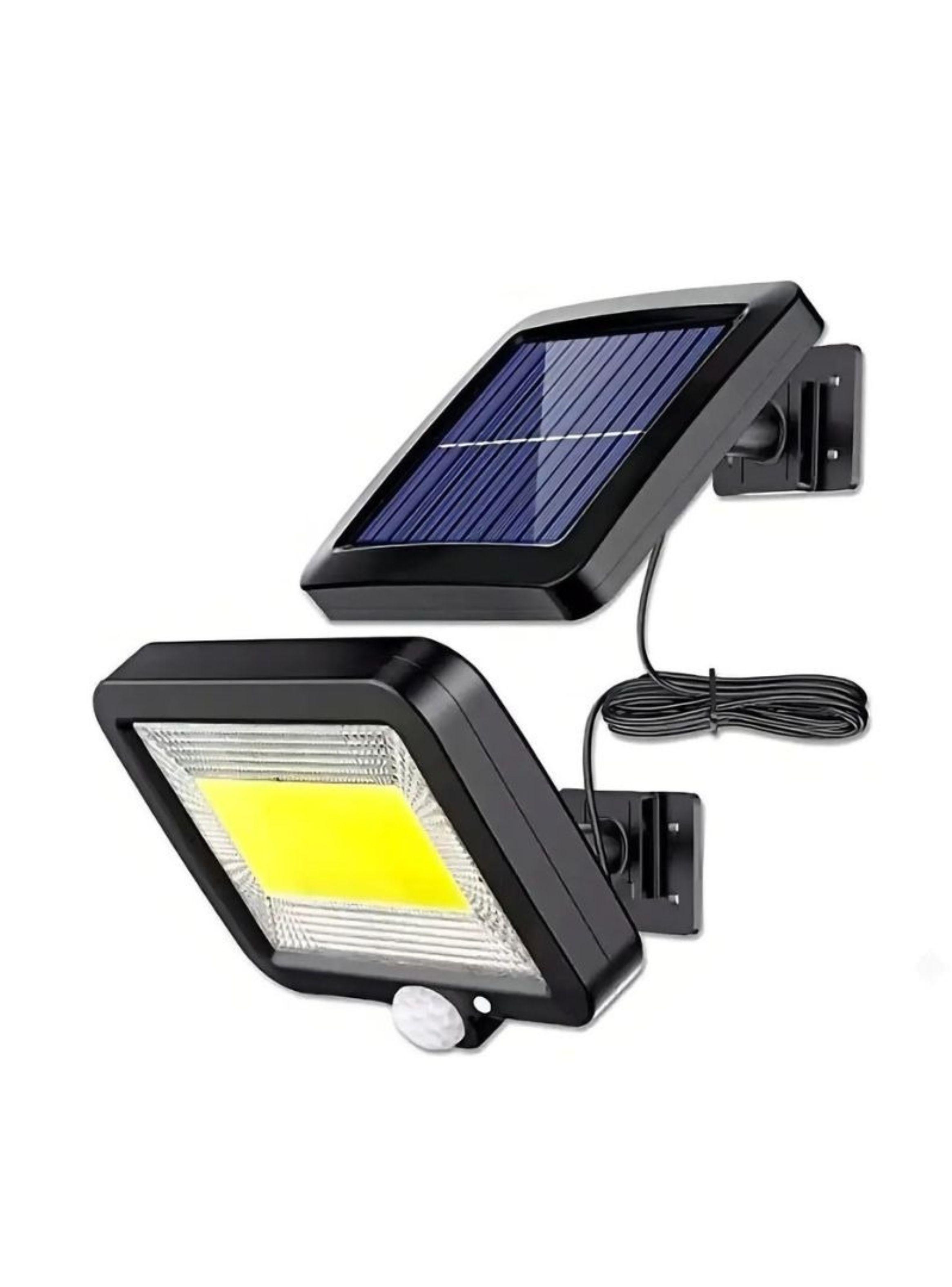 Foco Solar Led Exterior Con Sensor De Movimiento Panel Separado Impermeable-3