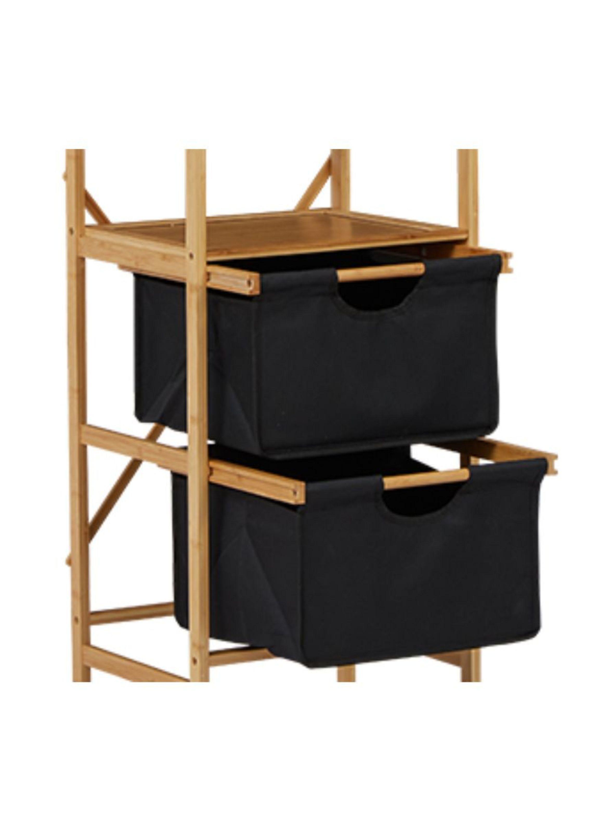 Estante Organizador de Baño 4 Niveles con Espejo-2