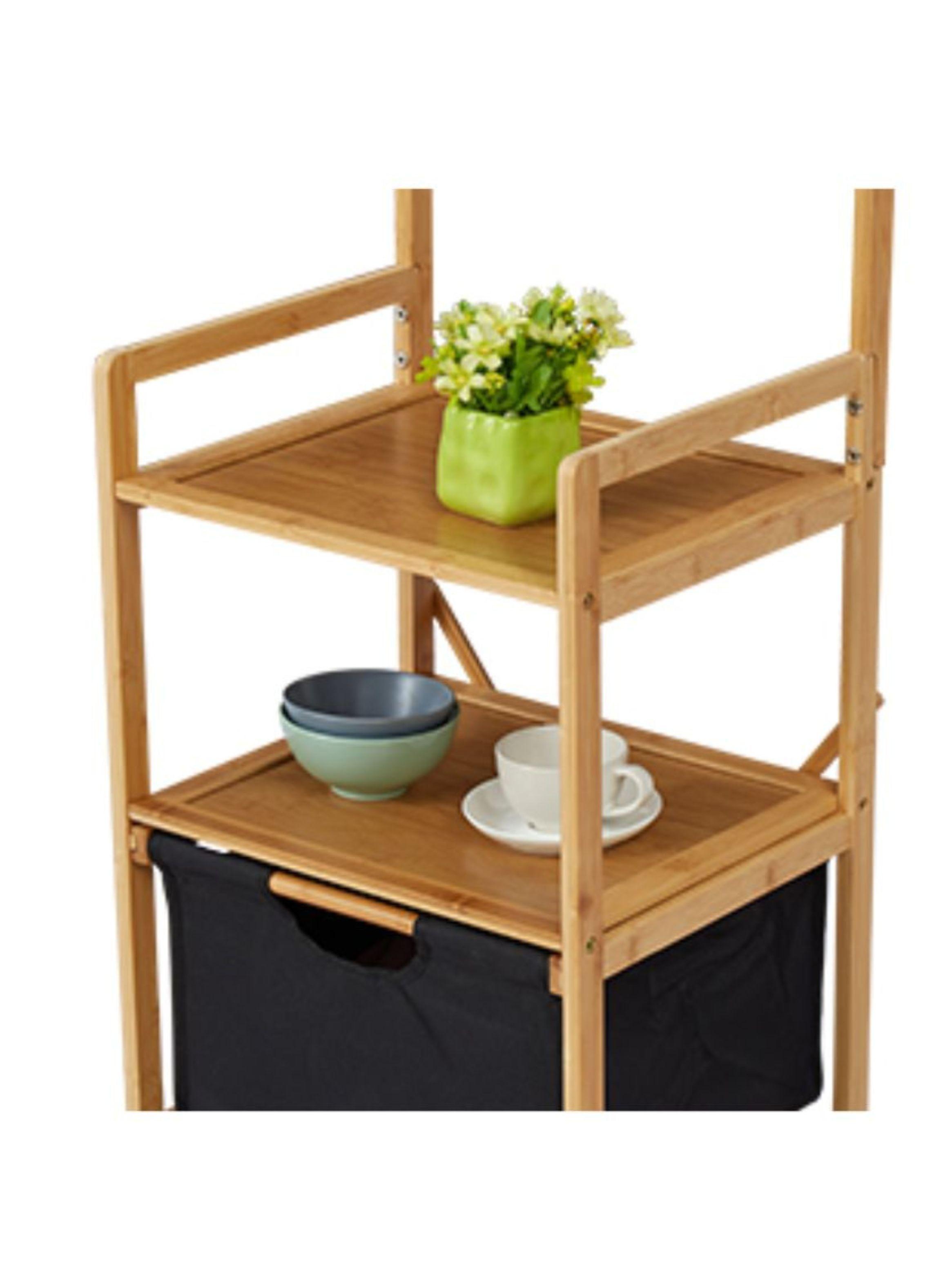 Estante Organizador de Baño 4 Niveles con Espejo-4