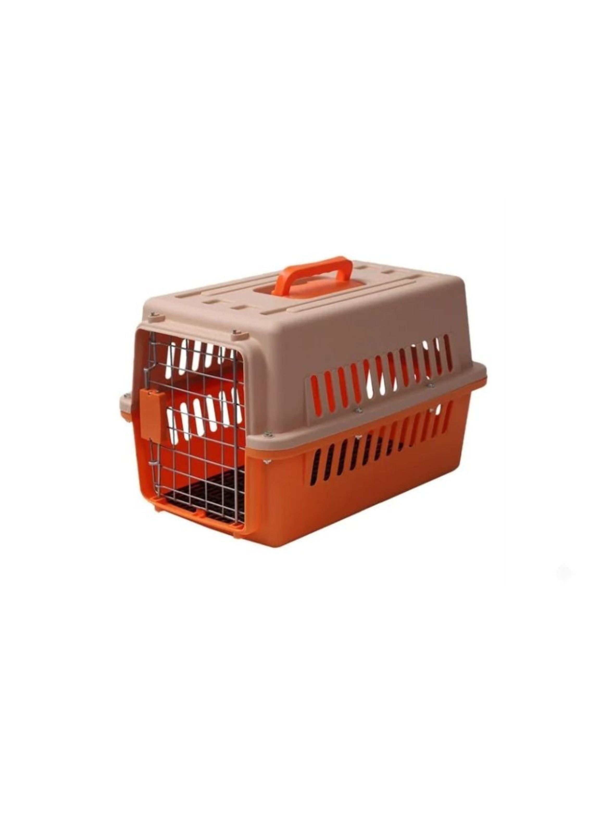 Caja Transportador Perro Canil Jaula Transporte Mascota Gato 48cm-0