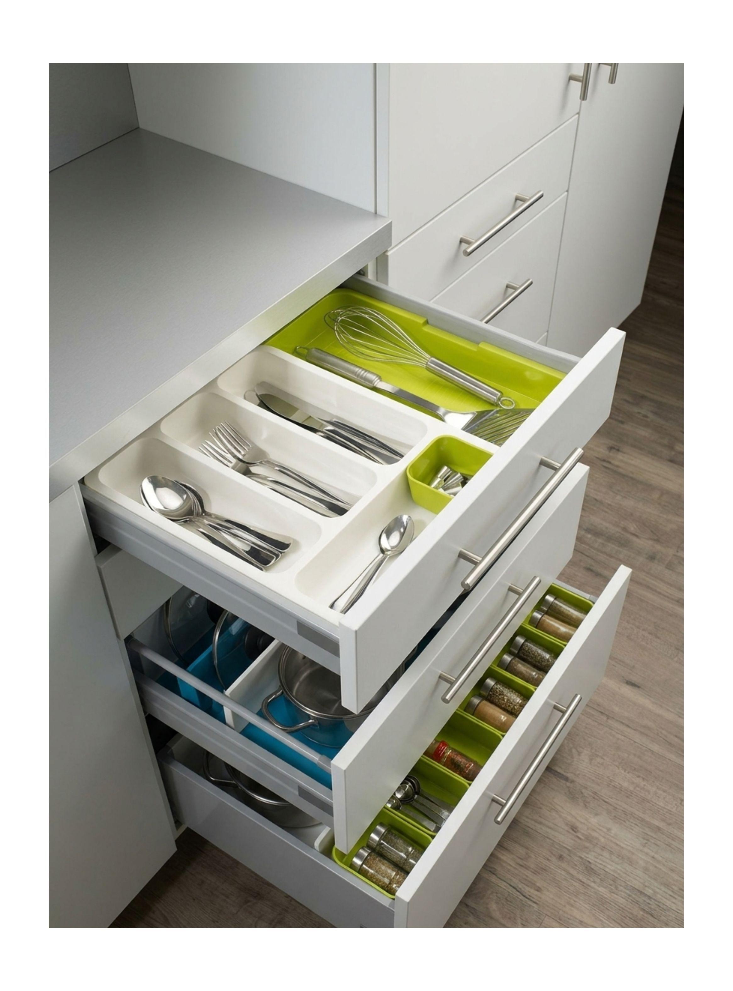 Organizador De Cubiertos Extensible Bandeja Para Cajón-2