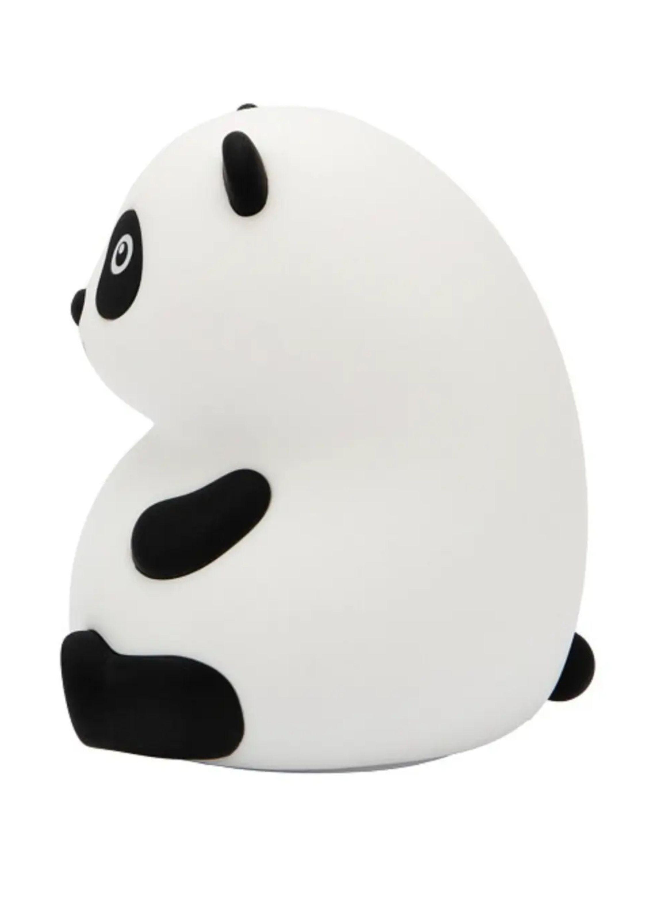 Lámpara Oso Panda Silicona Espantacuco Led Recargable-4