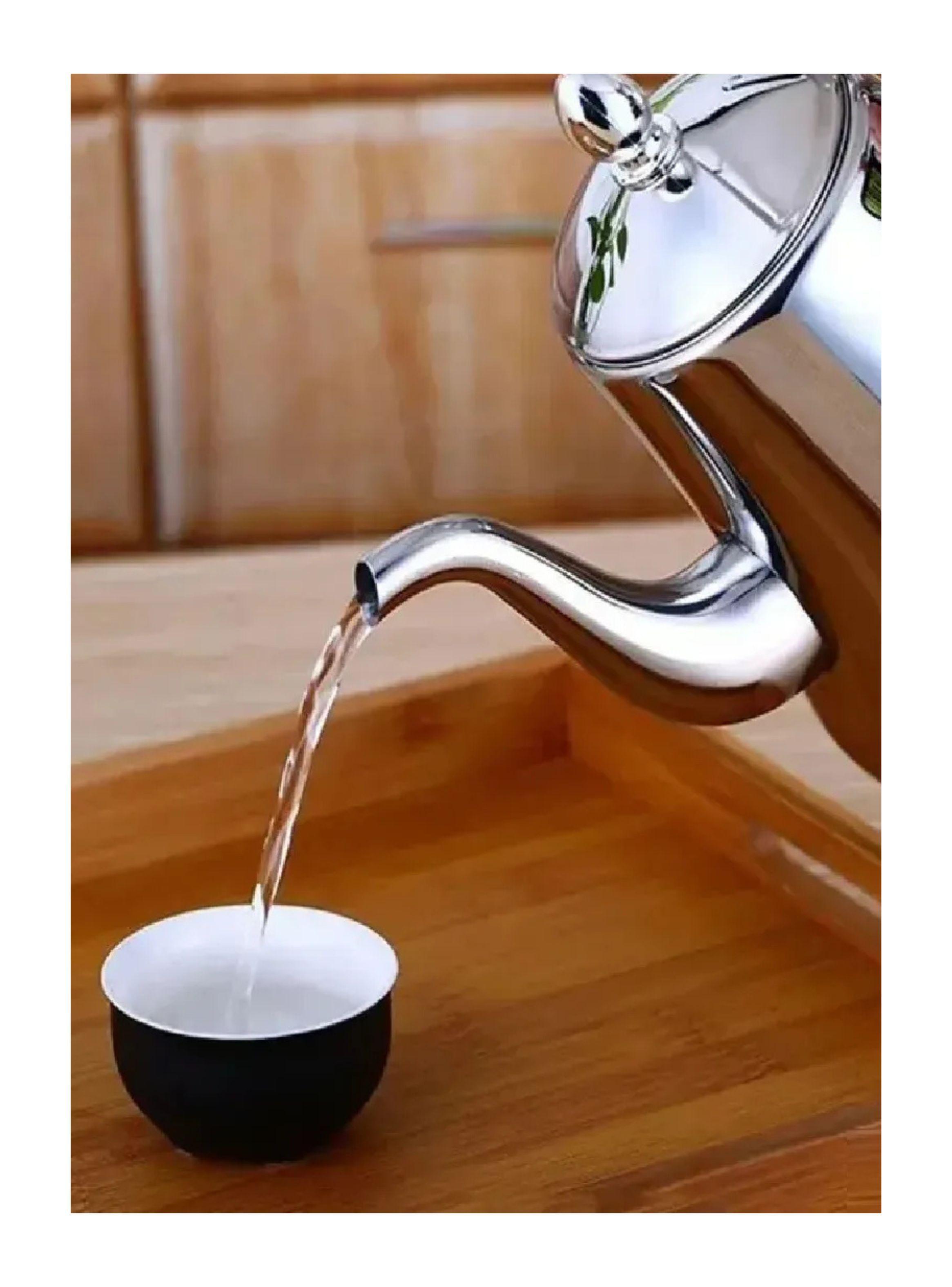 Tetera Acero Inoxidable 1l Con Filtro Infusor Clásica-3