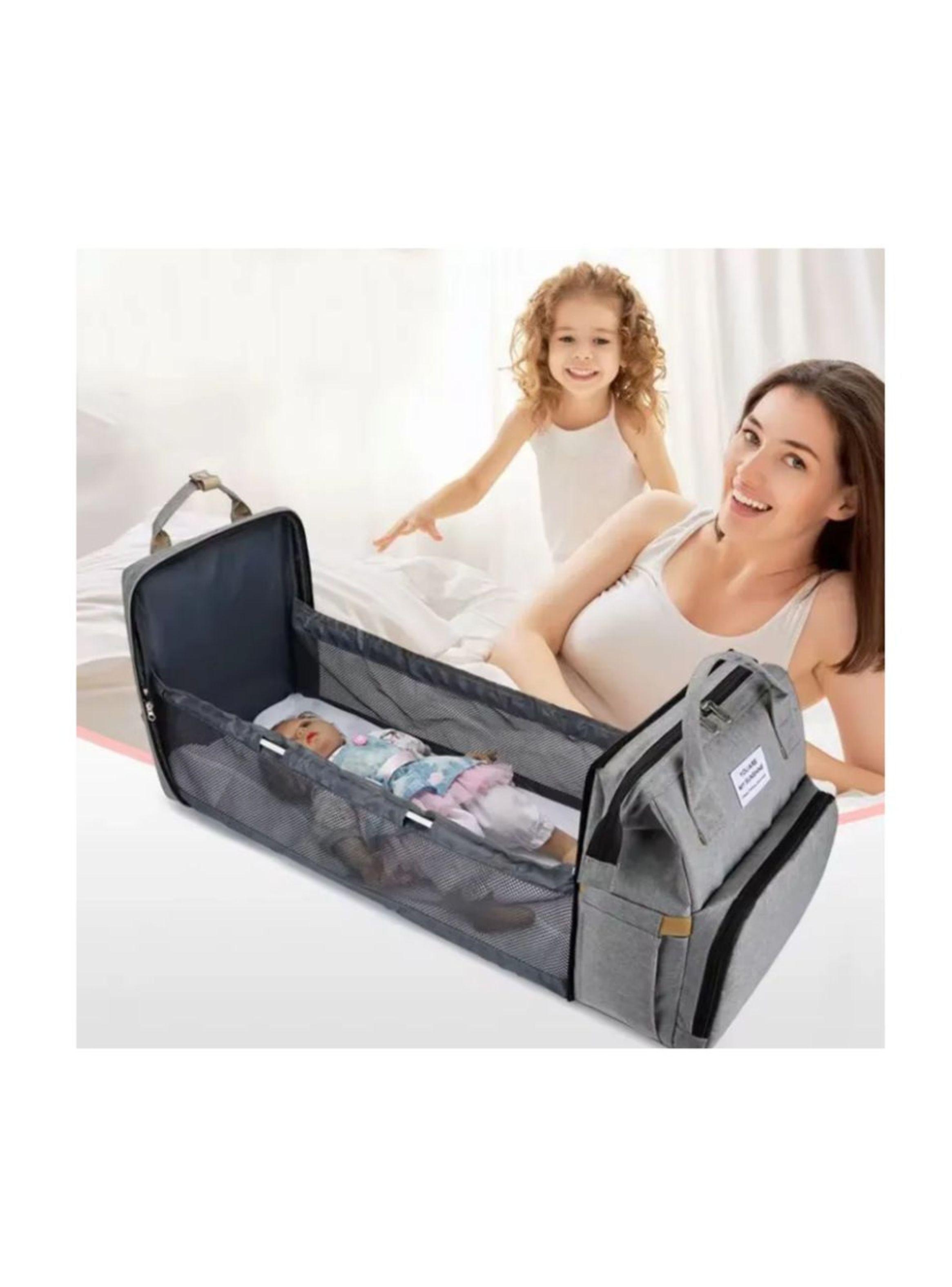 Pañalera Morral Tipo Cuna Multifuncional Para Bebé-4