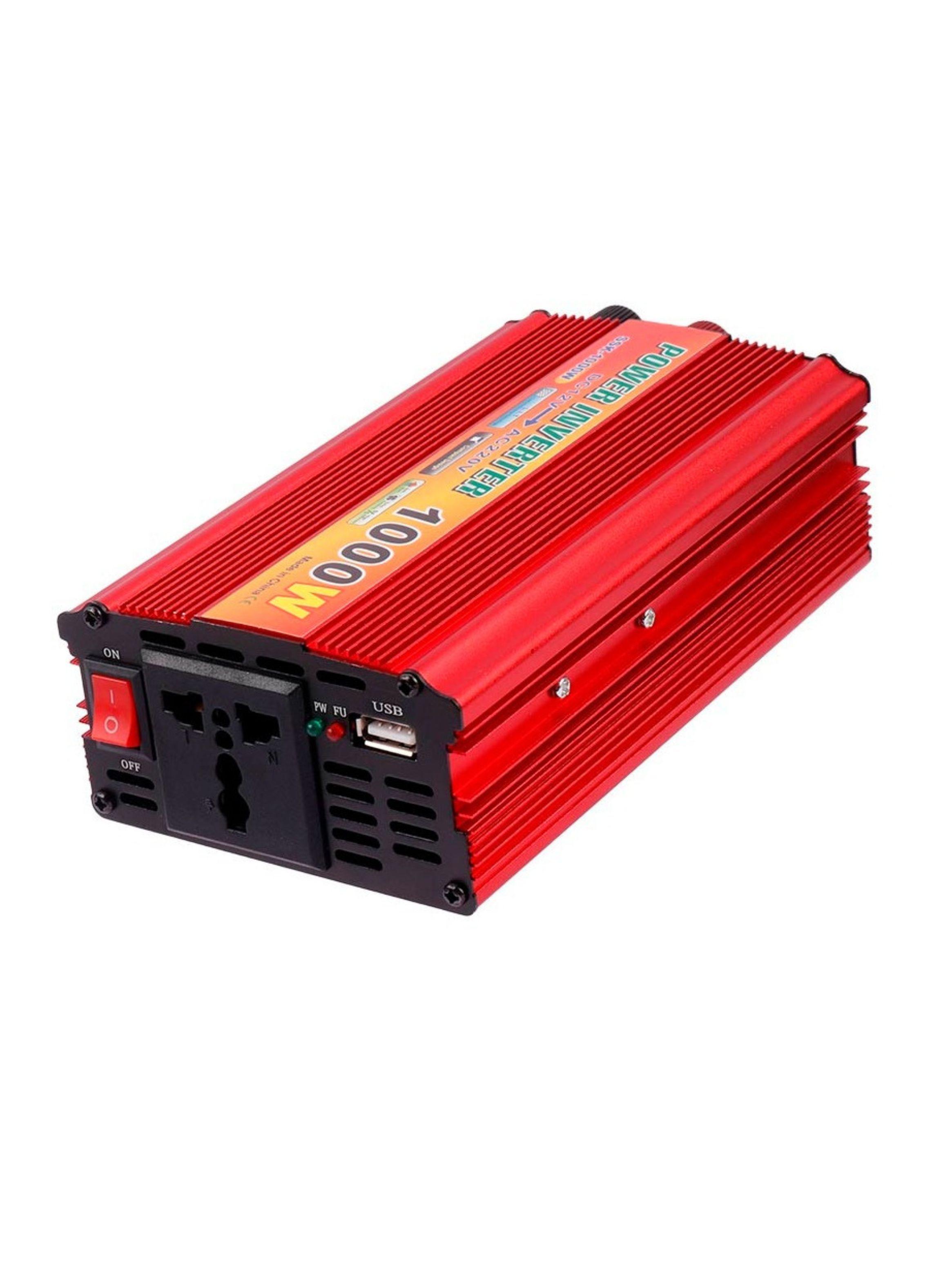 Inversor Convertidor De Corriente De Coche 1000w 12v220v-3