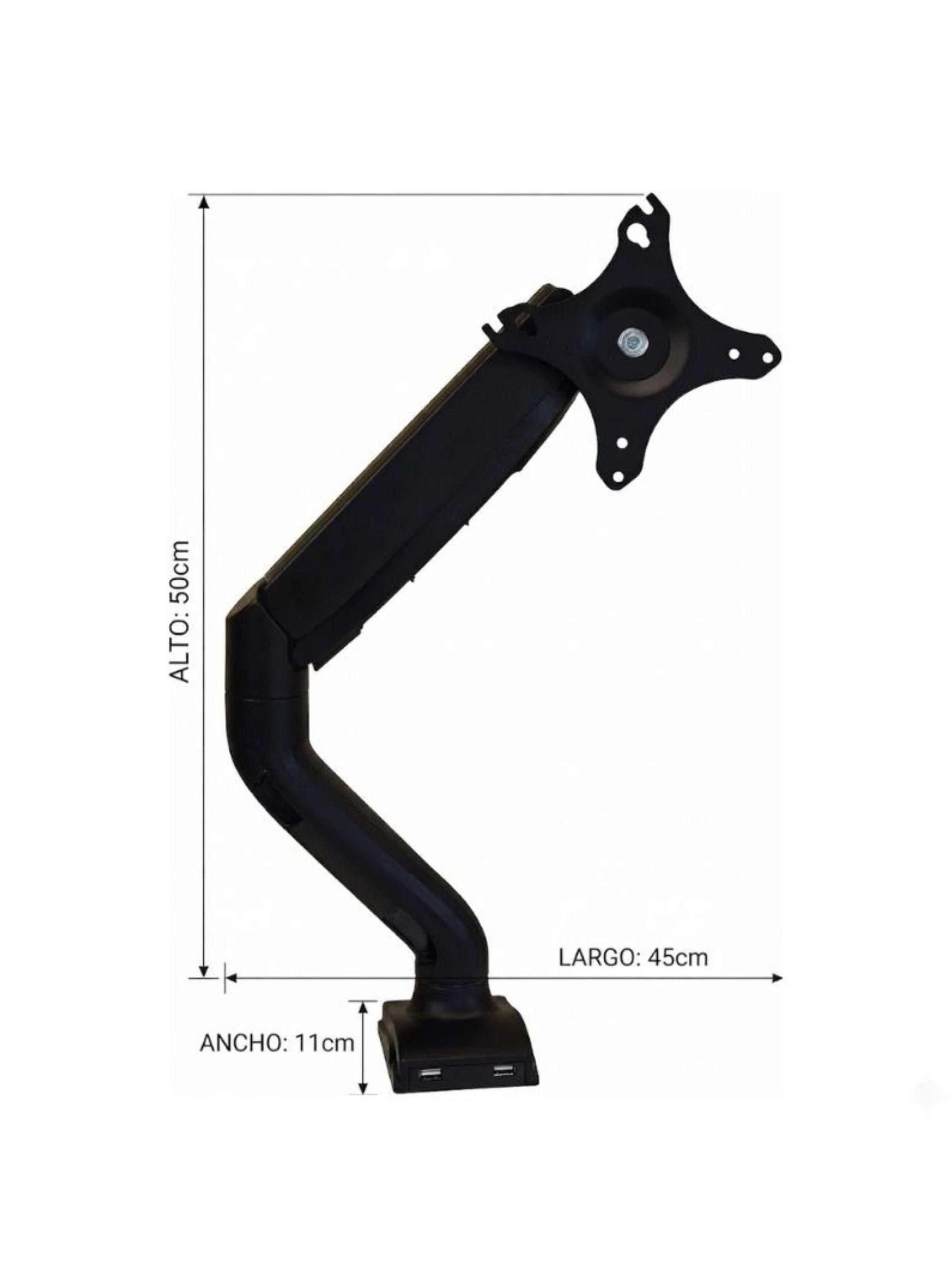Soporte Monitor Escritorio Brazo Articulado Ergónomico-1