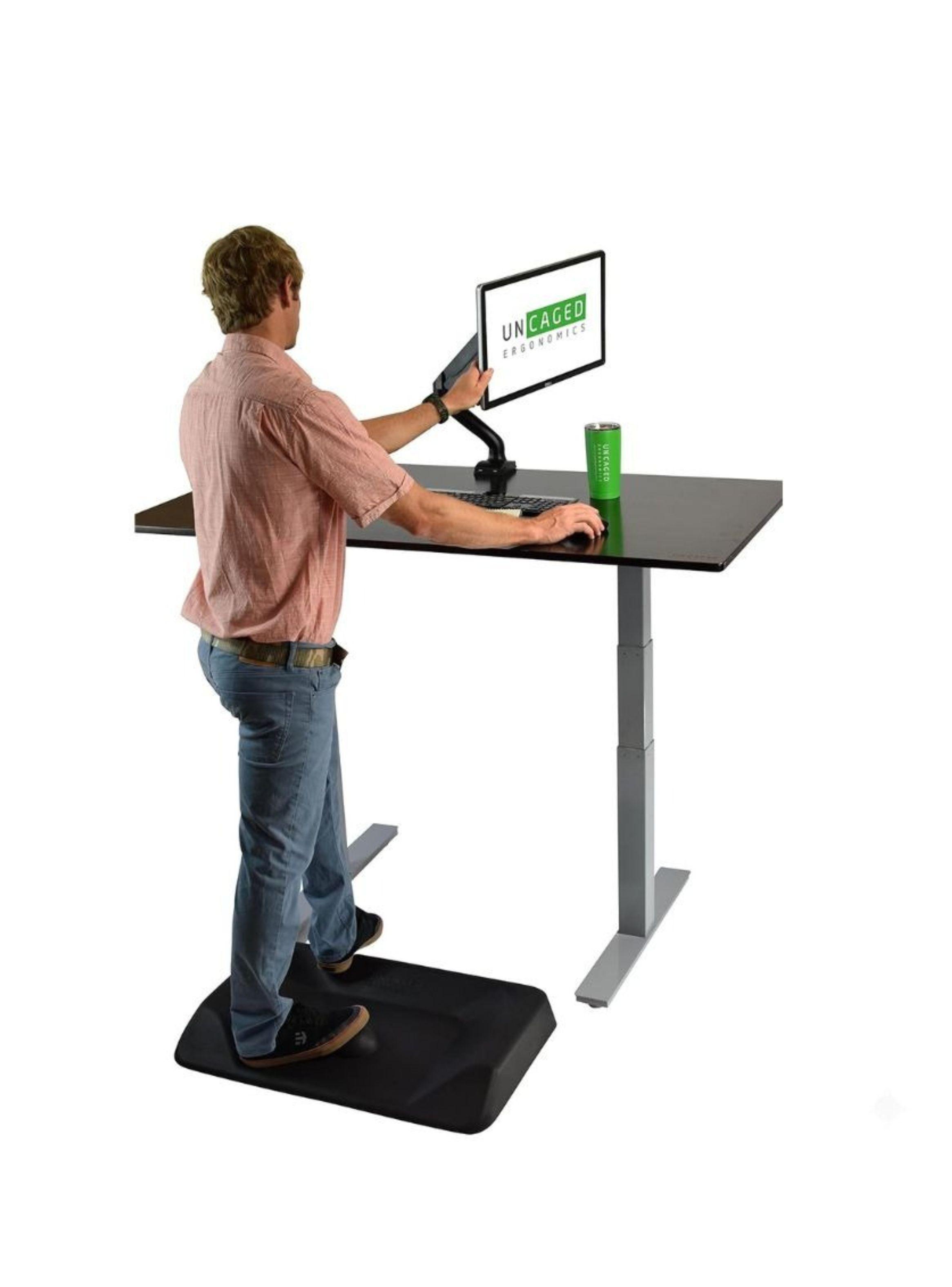 Soporte Monitor Escritorio Brazo Articulado Ergónomico-3