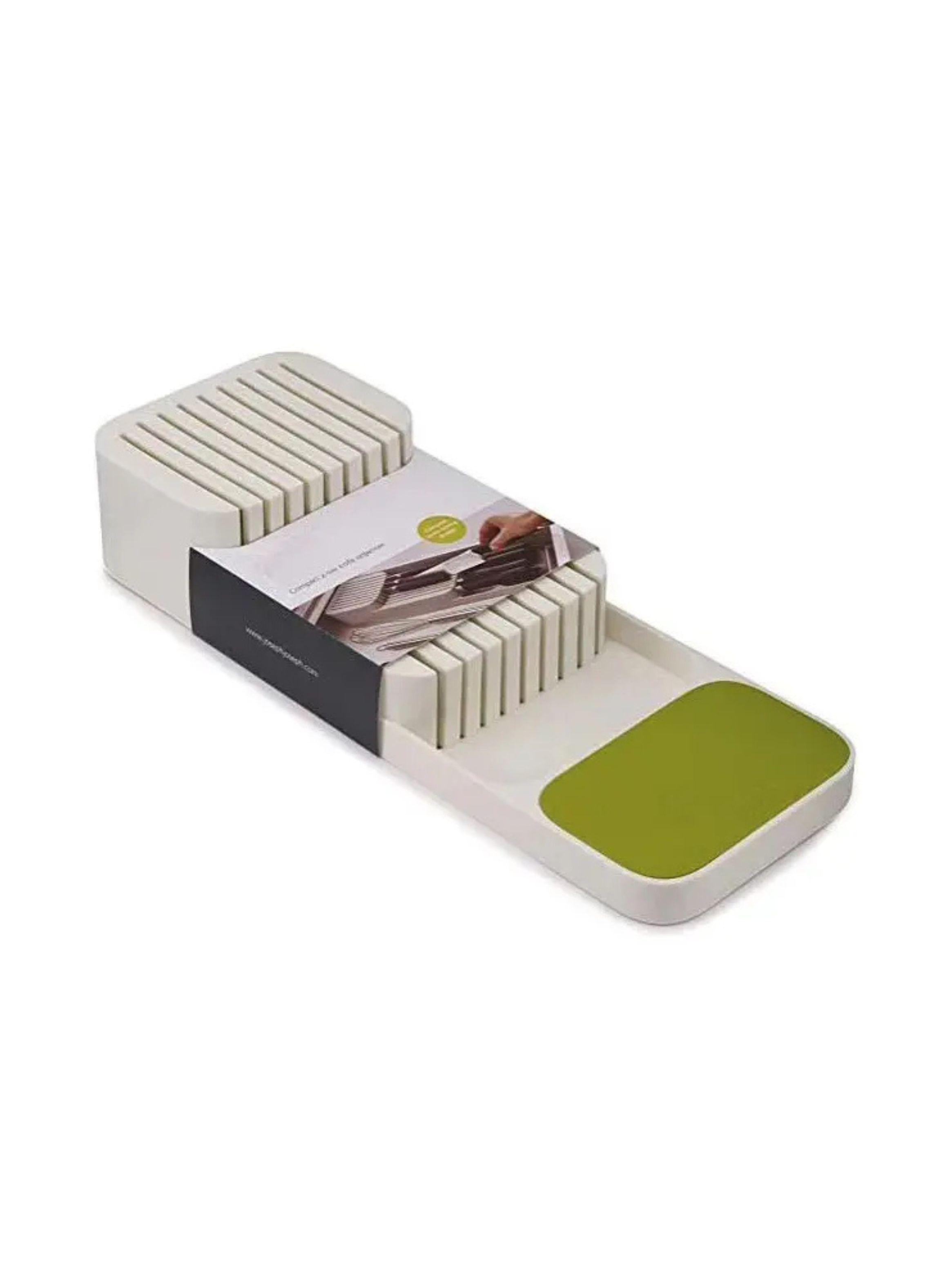 Organizador De Cuchillos Cajón Compacto Doble Nivel Cubiertos-0