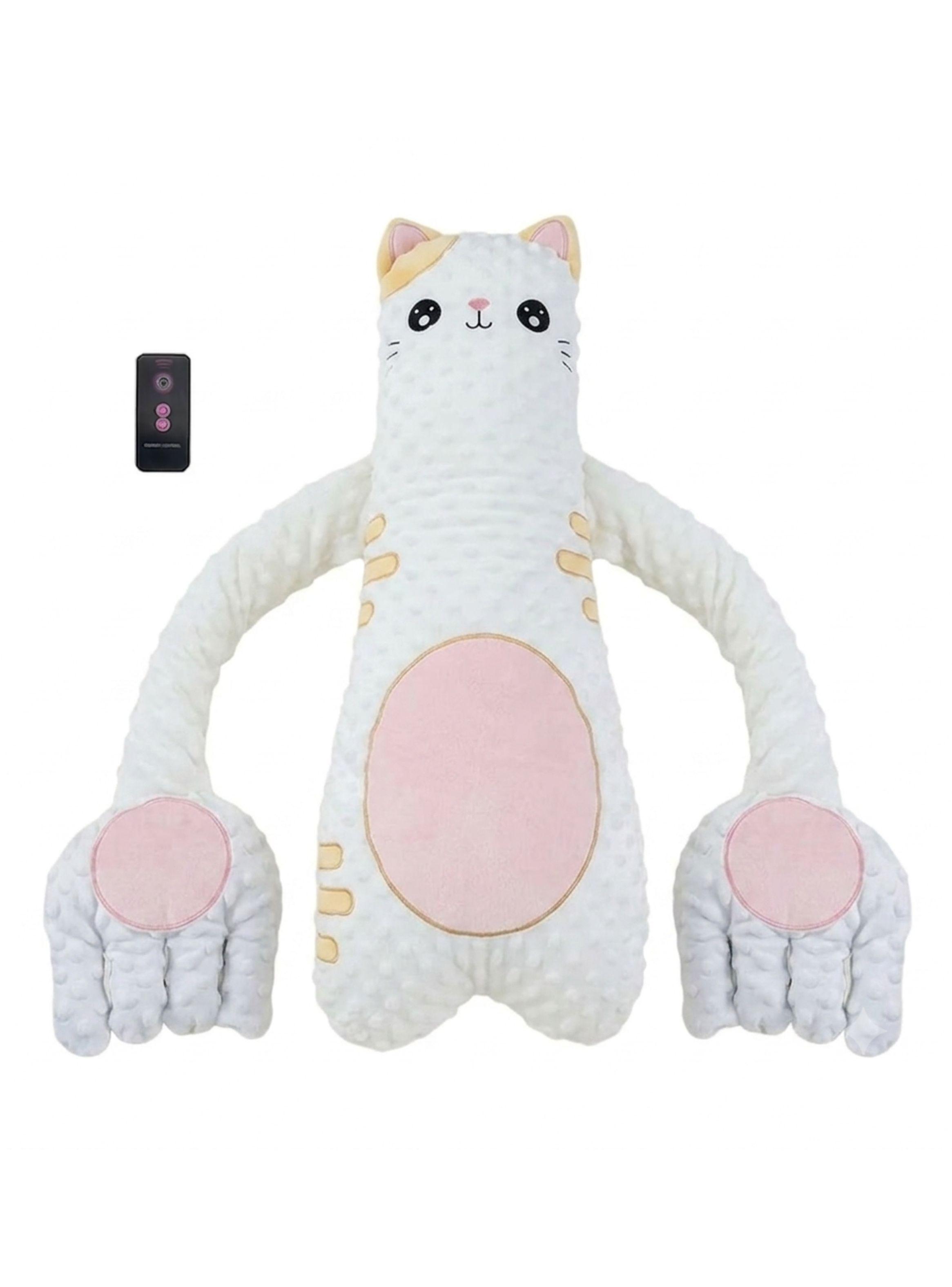Almohada Calmante Para Bebé Antivuelco Gato-0
