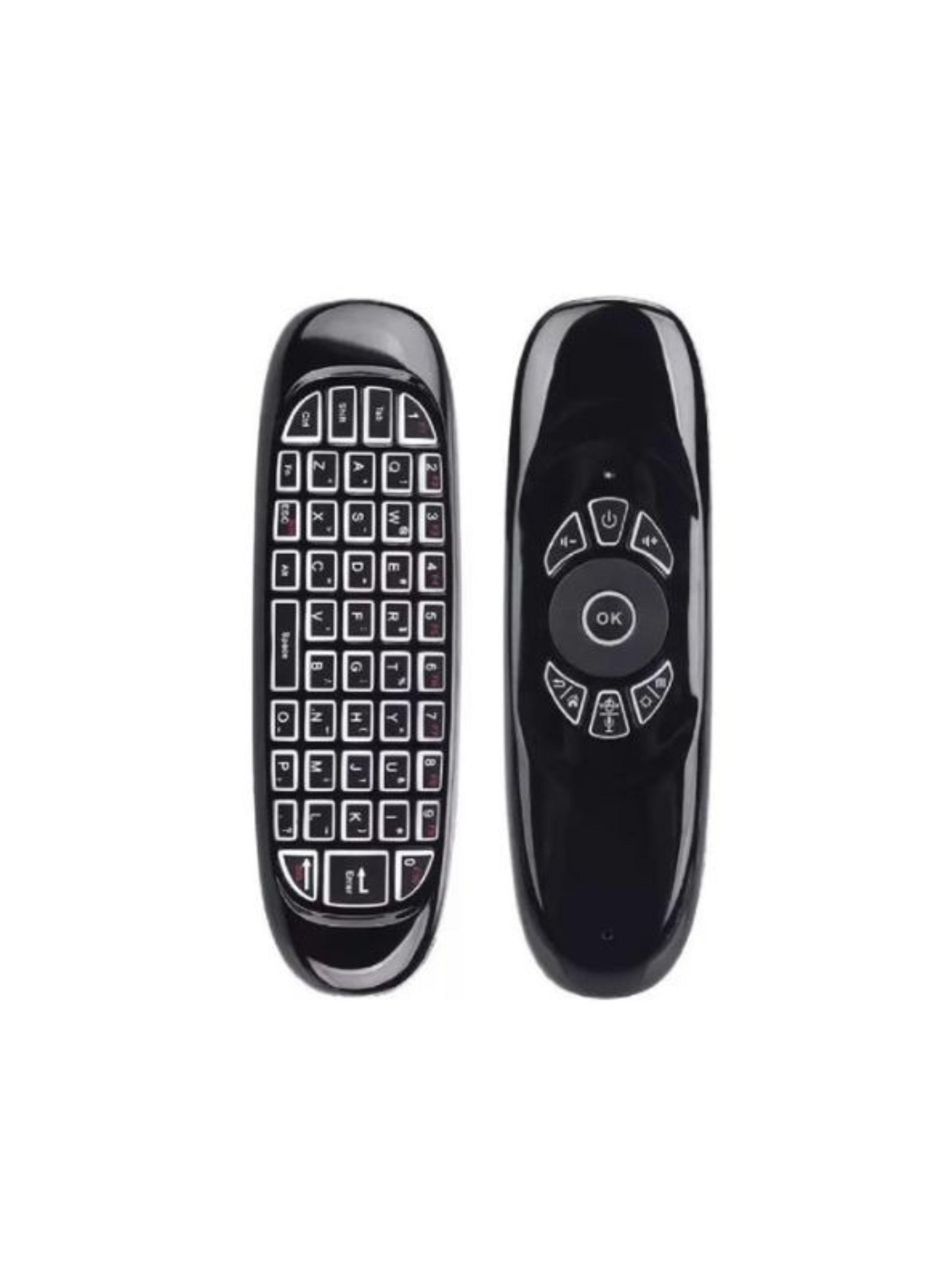  Air Mouse Teclado QWERTY Inalámbrico RGB 7 Colores Smart TV PC-0