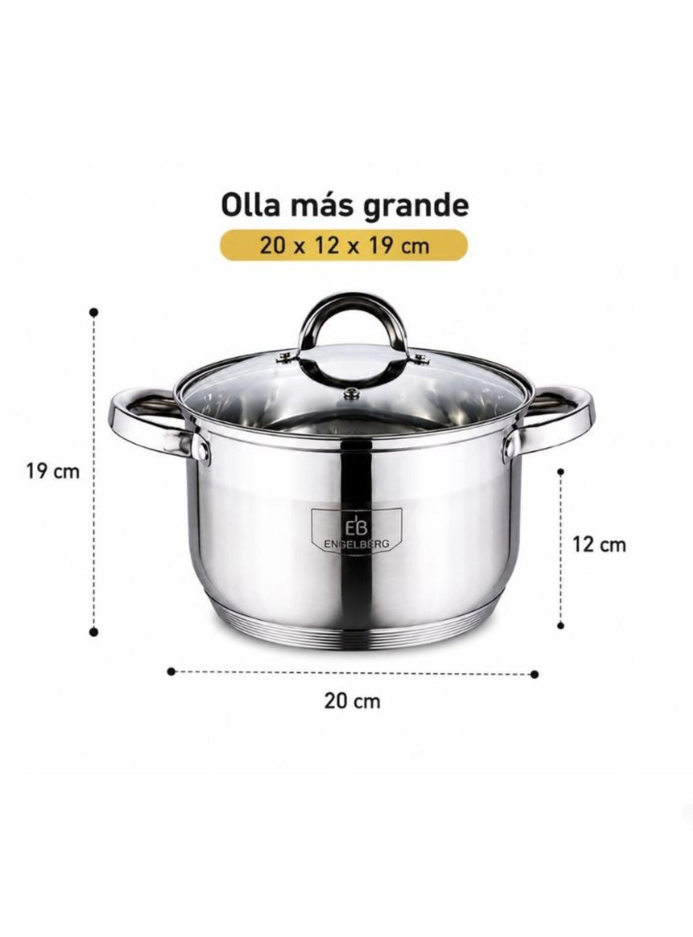 Set Ollas 12 Piezas Inducción Fondo 5 Capas-1