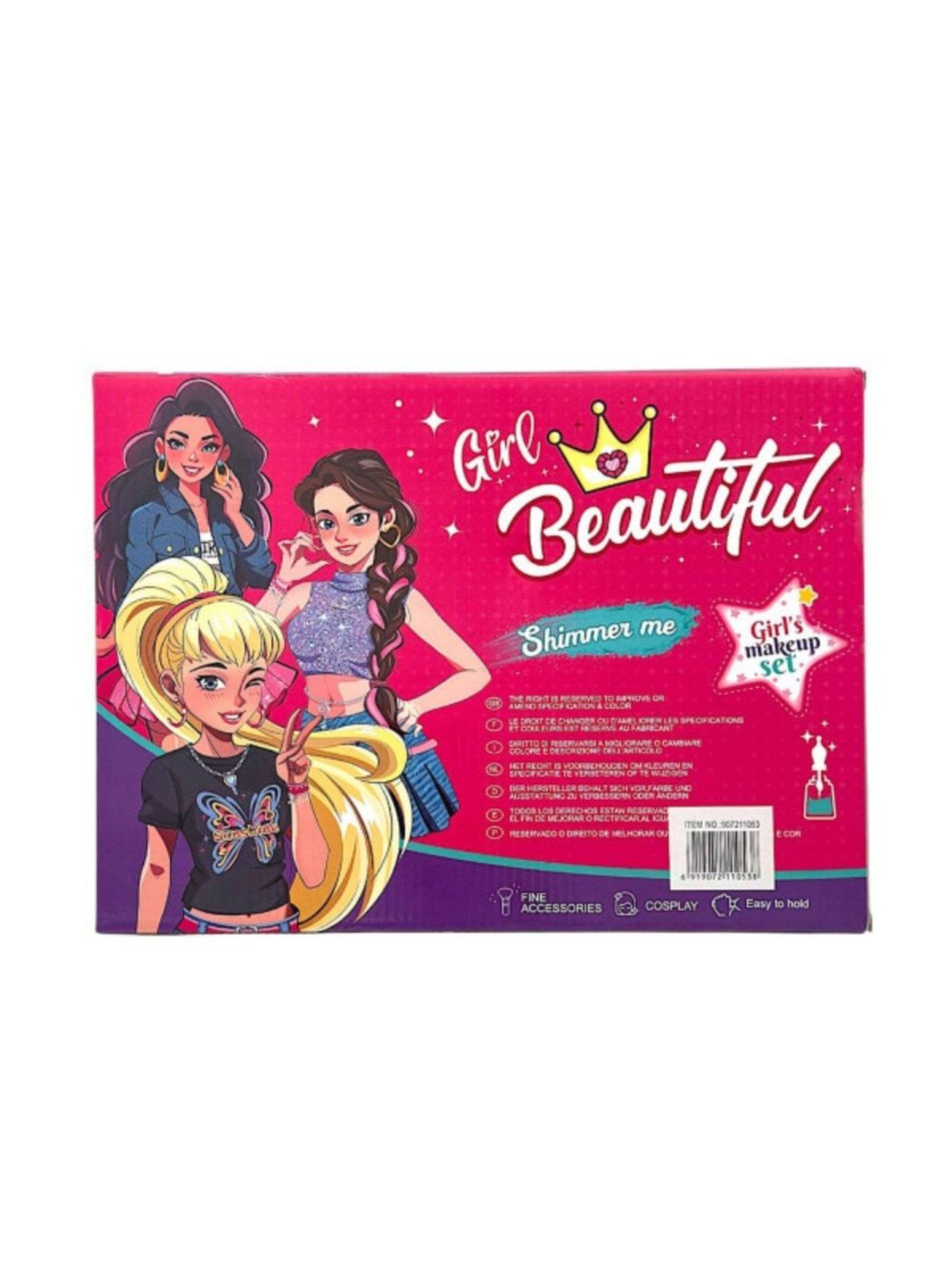 Set de Maquillaje Infantil Beauty Girl con Accesorios-1